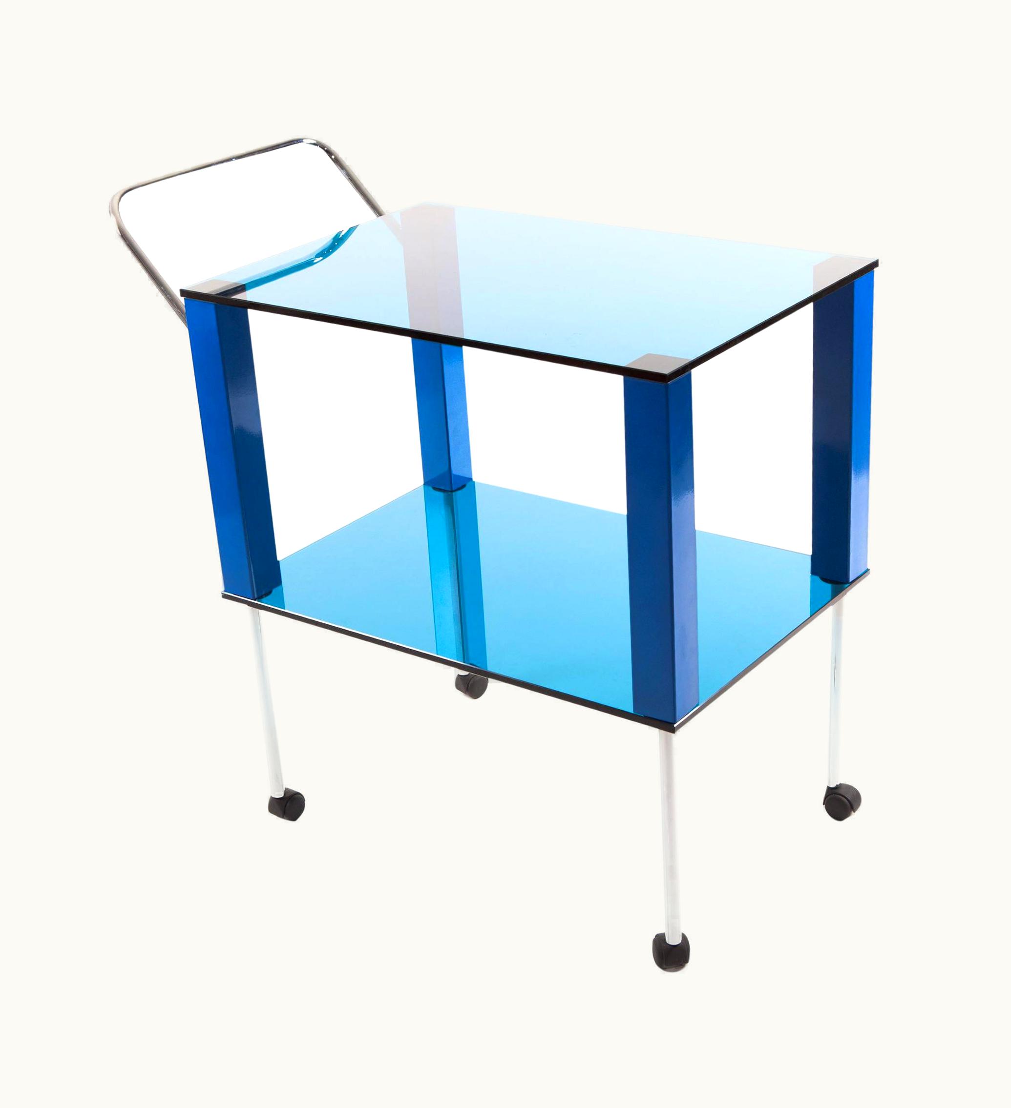 Ettore Sottsass Ettore Sottsass Manhattan Trolley By Ettore Sottsass For Memphis Milano Collection