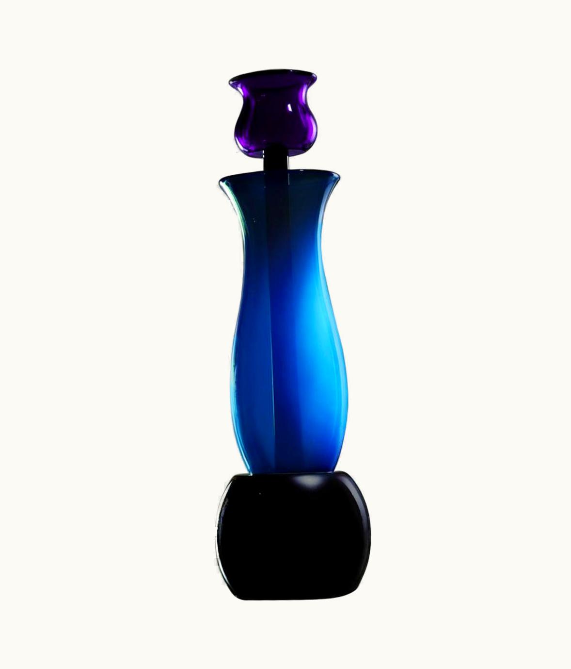 Ettore Sottsass Ettore Sottsass 5 Atamante Glass Vase, By Ettore Sottsass From Memphis Milano