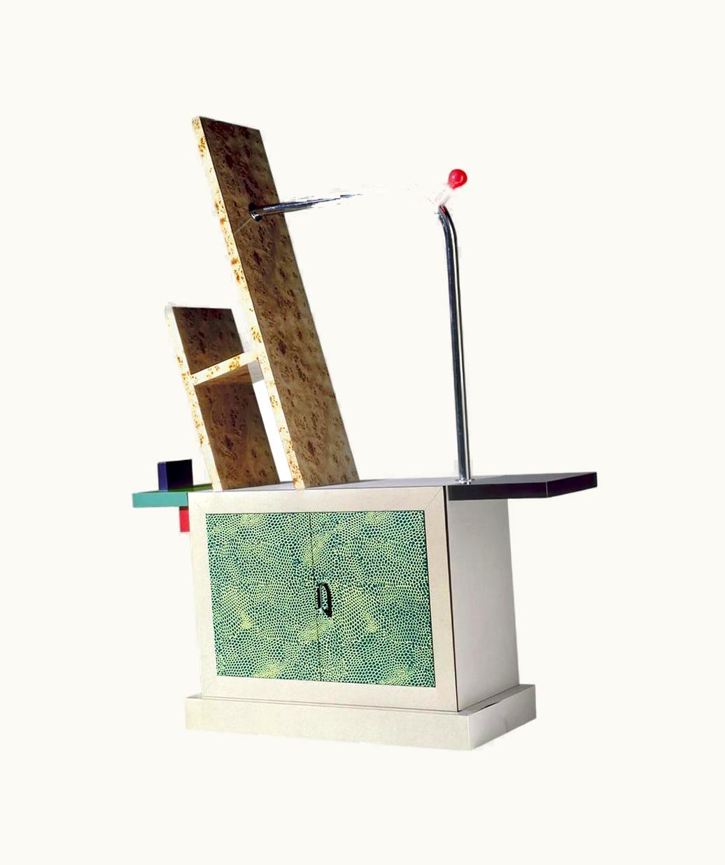 Ettore Sottsass Ettore Sottsass Beverly Wood Sideboard, By Ettore Sottsass For Memphis Milano Collection