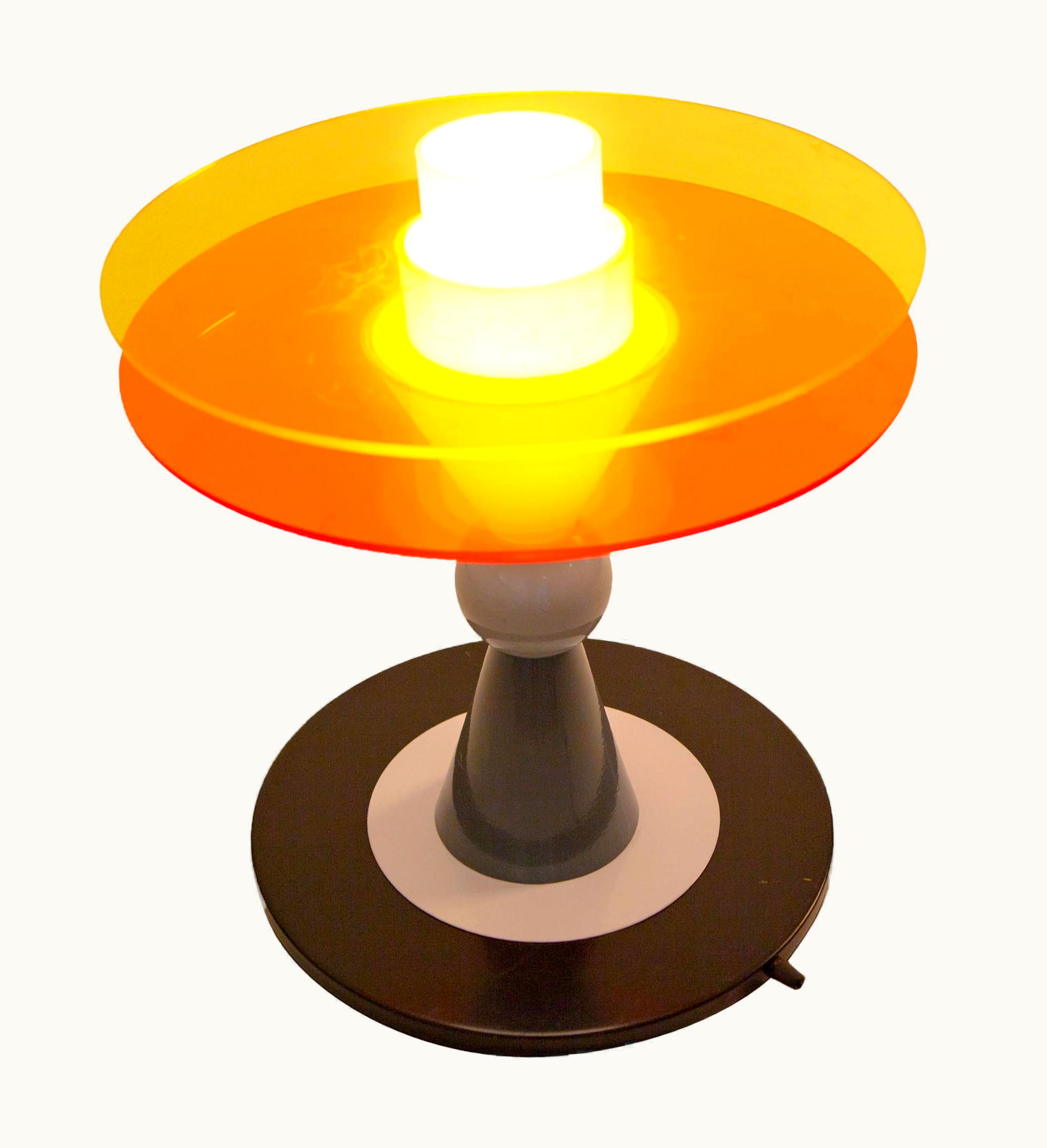 Ettore Sottsass Ettore Sottsass Bay Table Lamp USA, 110 Volts, By Ettore Sottsass For Memphis Milano Collection