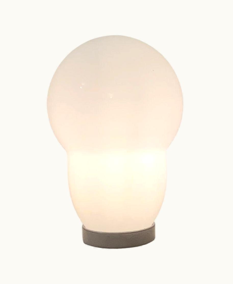 Ettore Sottsass Ettore Sottsass Mid-Century Modern Glass Table Lamp By Ettore Sottsass, Italy, 1990s