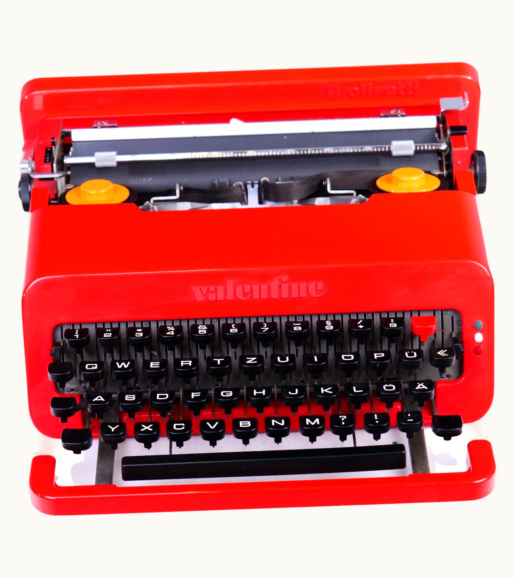 Ettore Sottsass Ettore Sottsass Space Age Ettore Sottsass Typewriter Olivetti Valentine