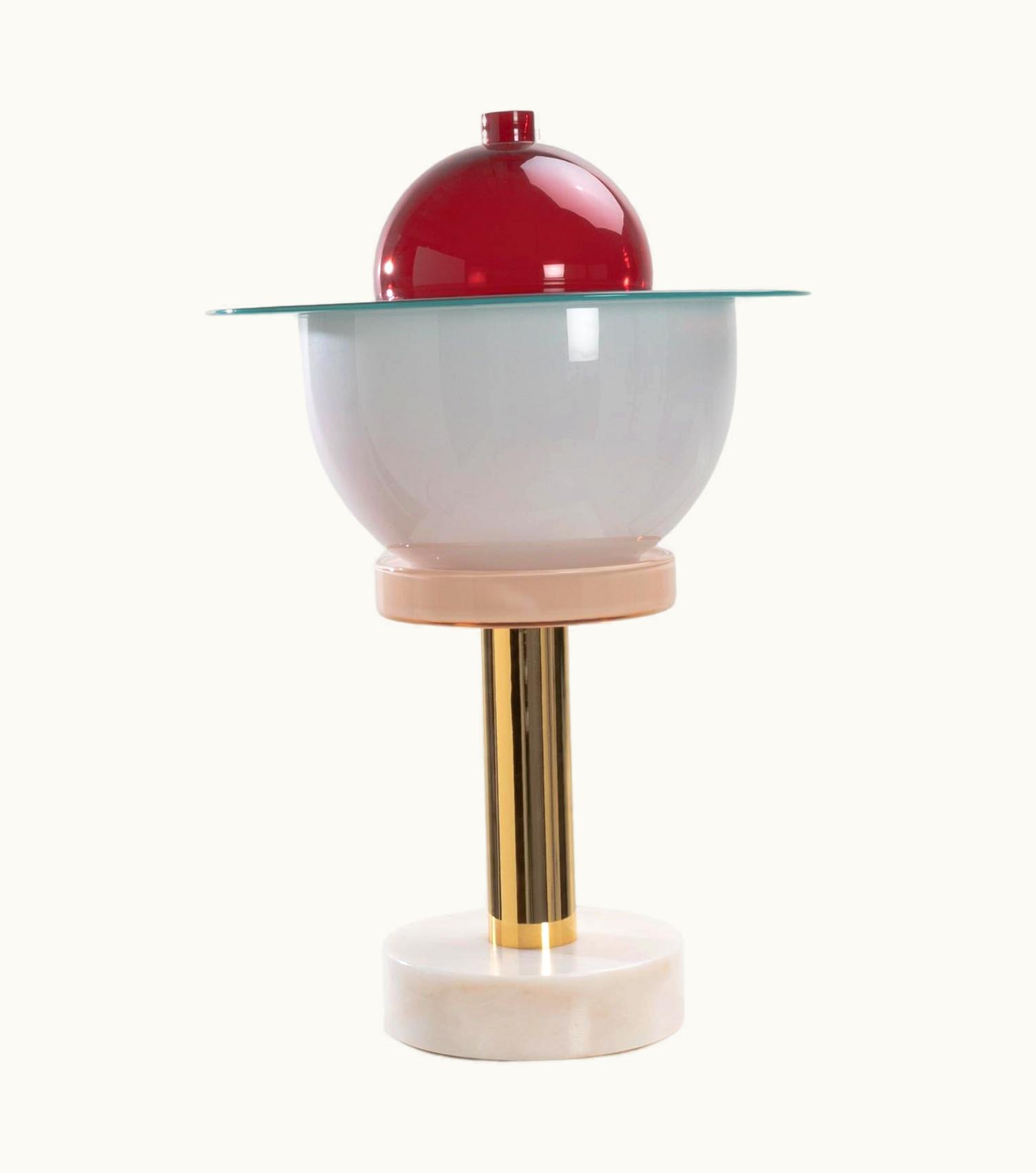 Ettore Sottsass Ettore Sottsass Nopuram By Ettore Sottsass, Table Lamp, Venini Murano