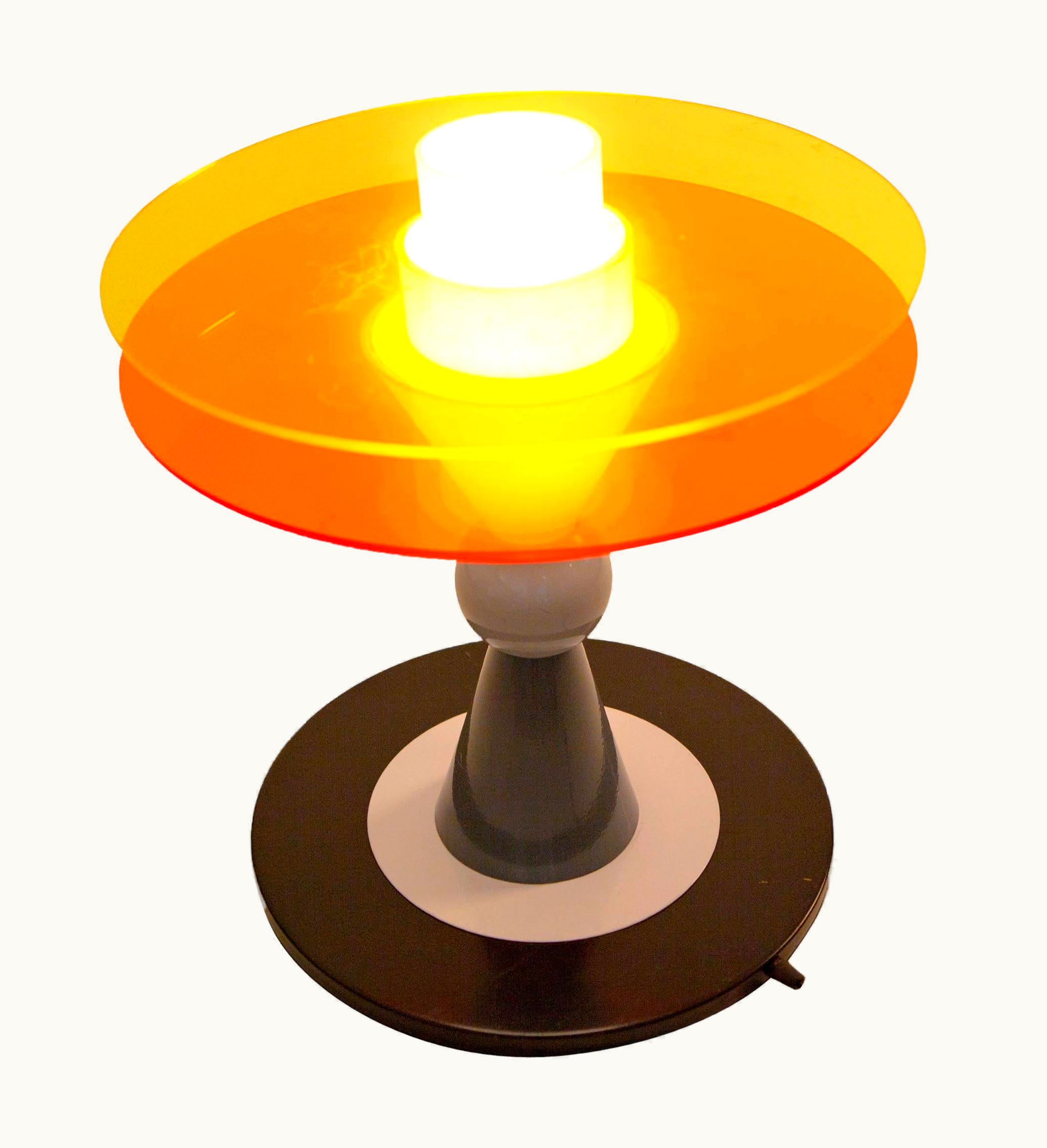 Ettore Sottsass Ettore Sottsass Bay Table Lamp 'EU' 220 Volts, By Ettore Sottsass From Memphis Milano