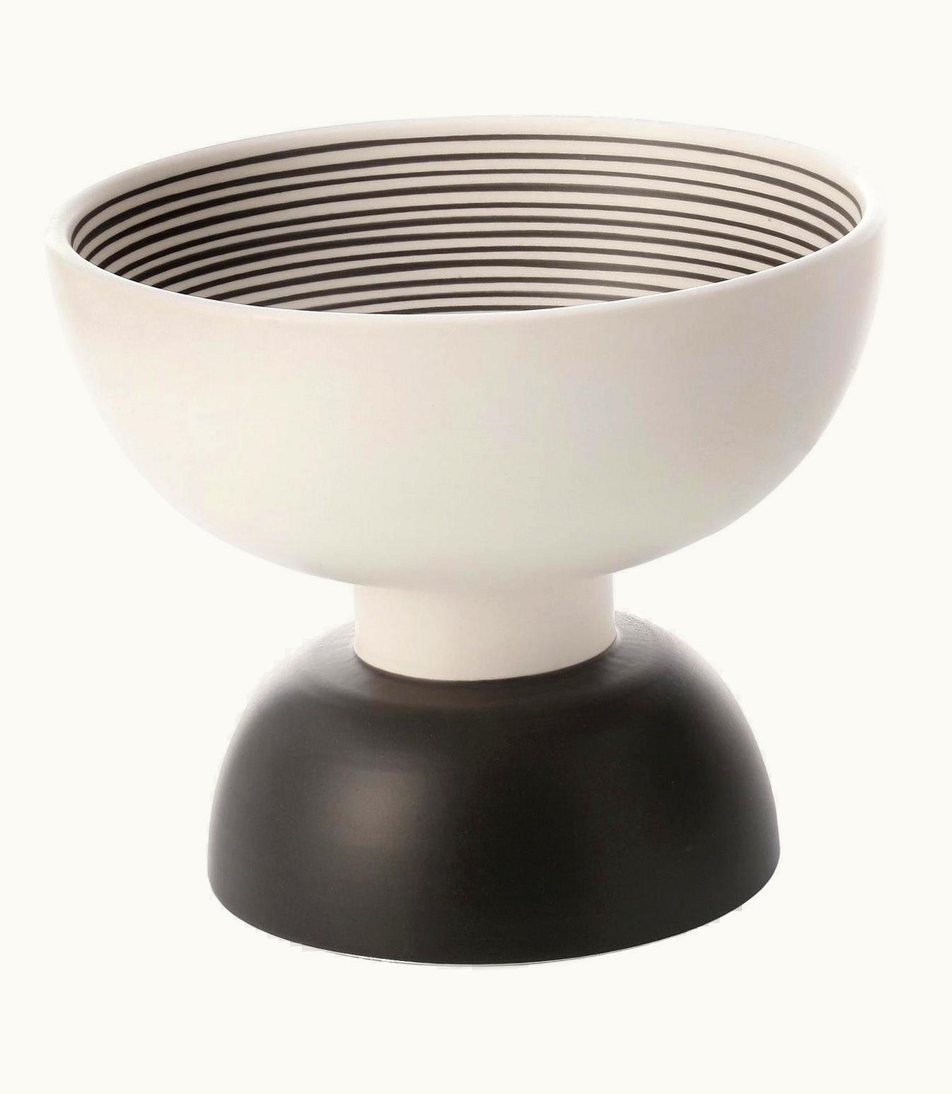 Ettore Sottsass Ettore Sottsass Small Black And White Centerpiece By Ettore Sottsass
