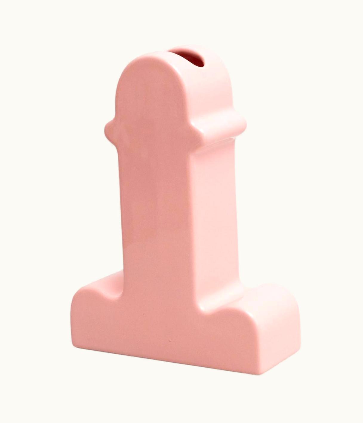 Ettore Sottsass Ettore Sottsass Pink Ceramic Shiva Flower Vase, By BD Barcelona UZ0190421