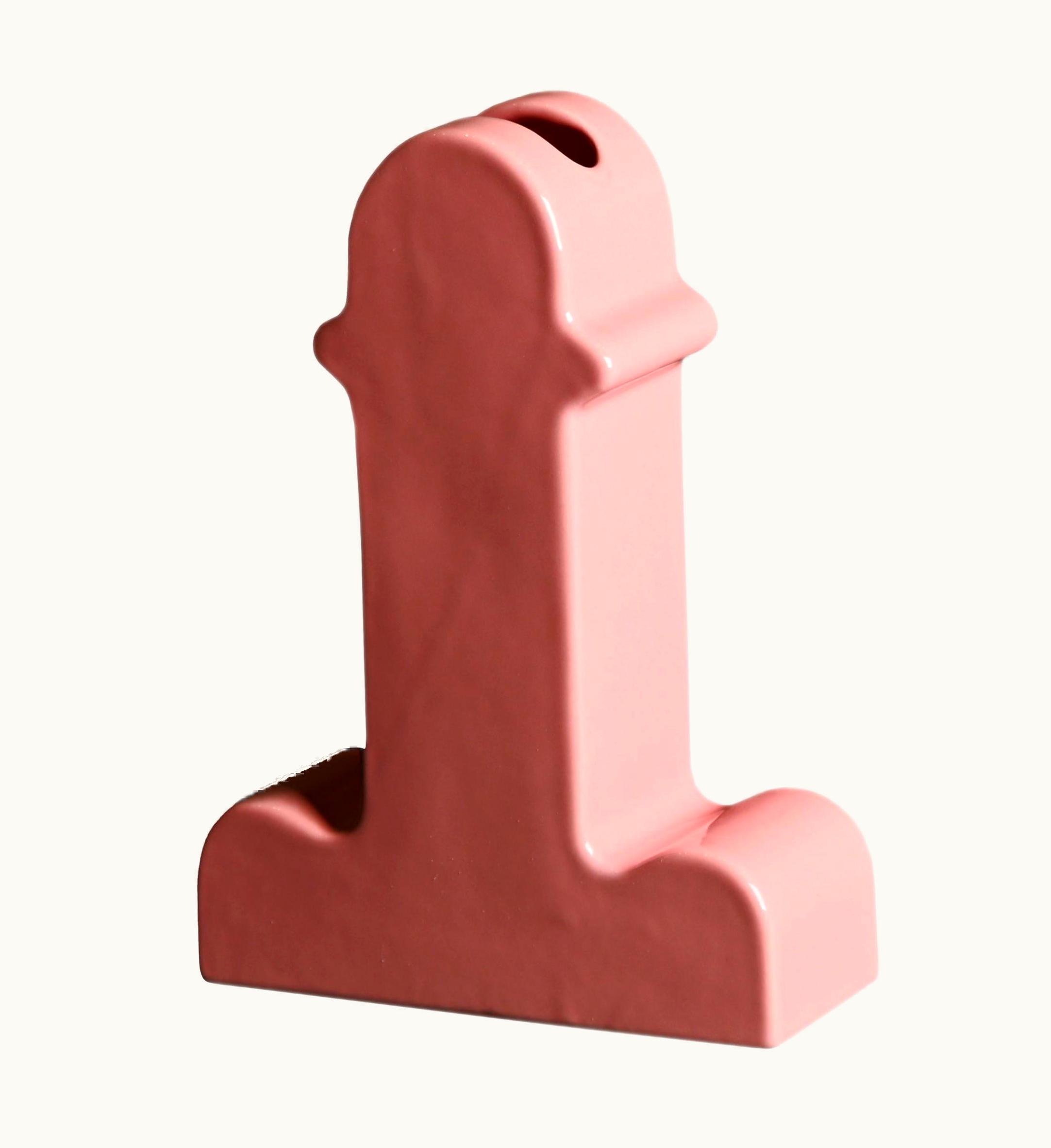 Ettore Sottsass Ettore Sottsass Pink 'Shiva Vase' For BD Barcelona, Spain, 1971