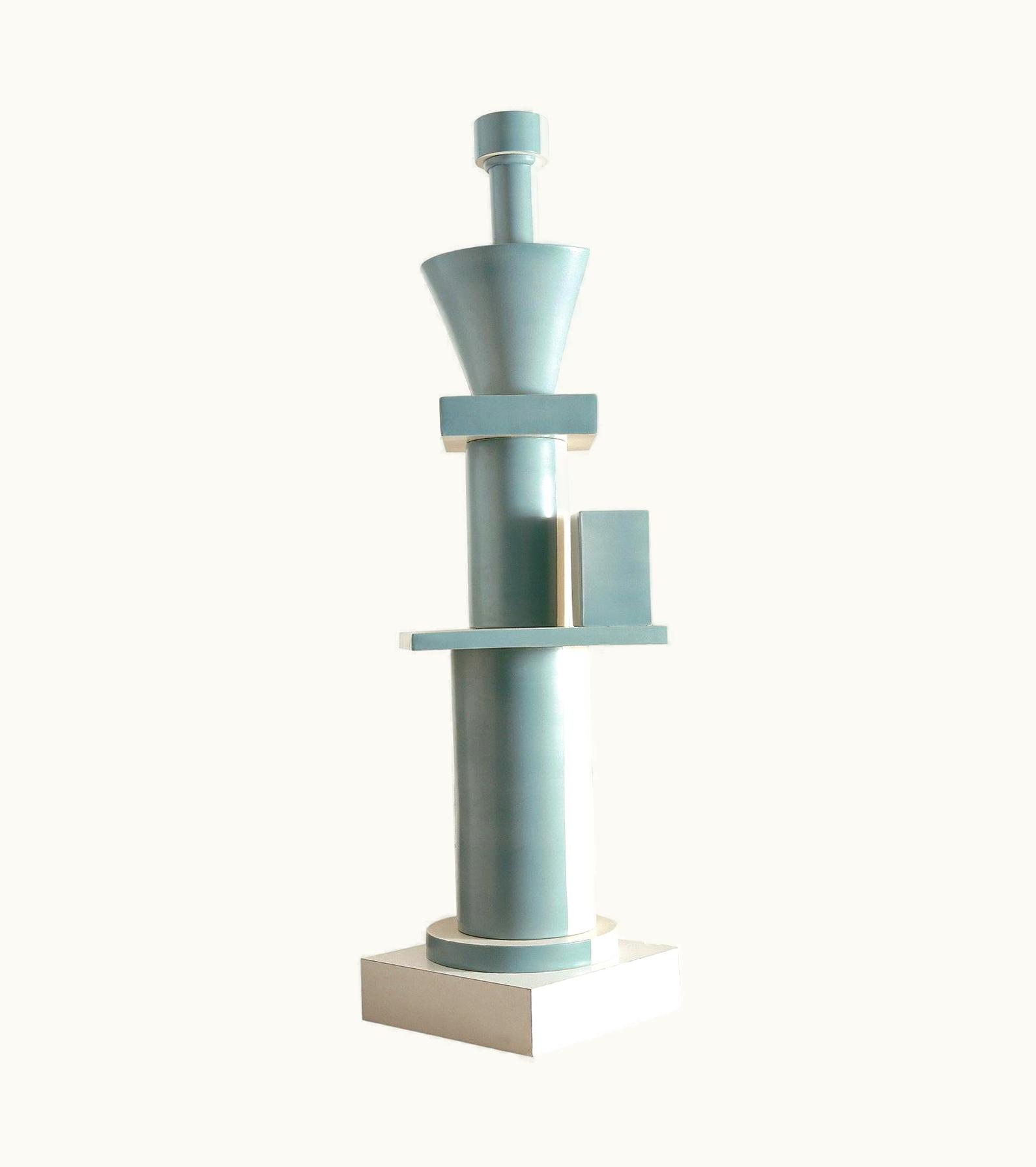 Ettore Sottsass Ettore Sottsass Contemporary Art TOTEM Clair De Lune Light Blue White PA By Ettore Sottsass
