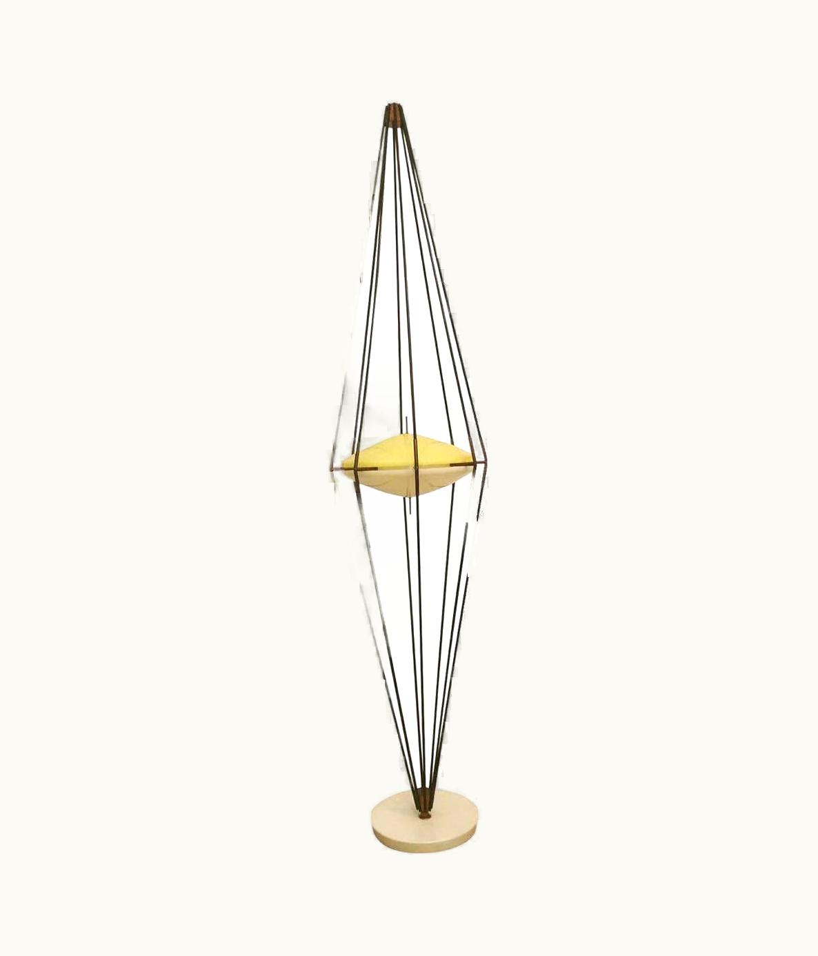 Alfred Lelli;Ettore Sottsass Alfred Lelli;Ettore Sottsass 'Siluro' Floor Lamp Angelo Lelli, Ettore Sottsass For Arredoluce, Italy, 1957