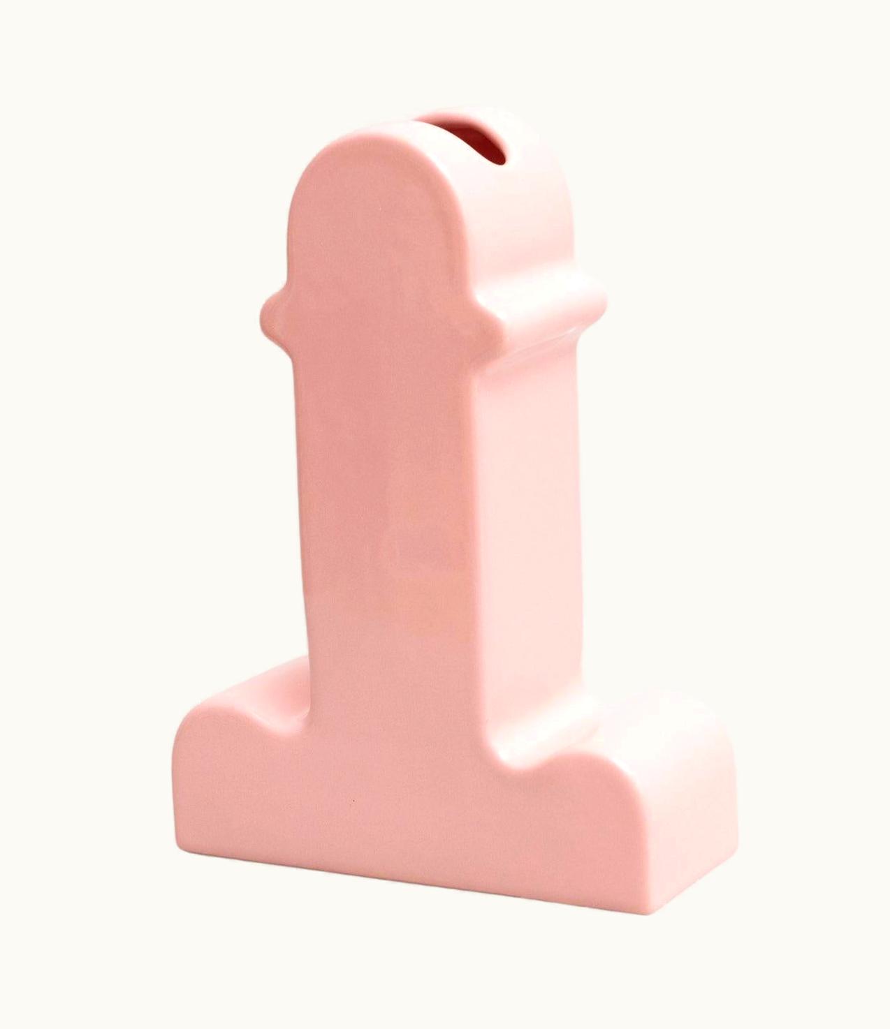 Ettore Sottsass Ettore Sottsass Pink Ceramic Shiva Flower Vase, By BD Barcelona UZ0190466