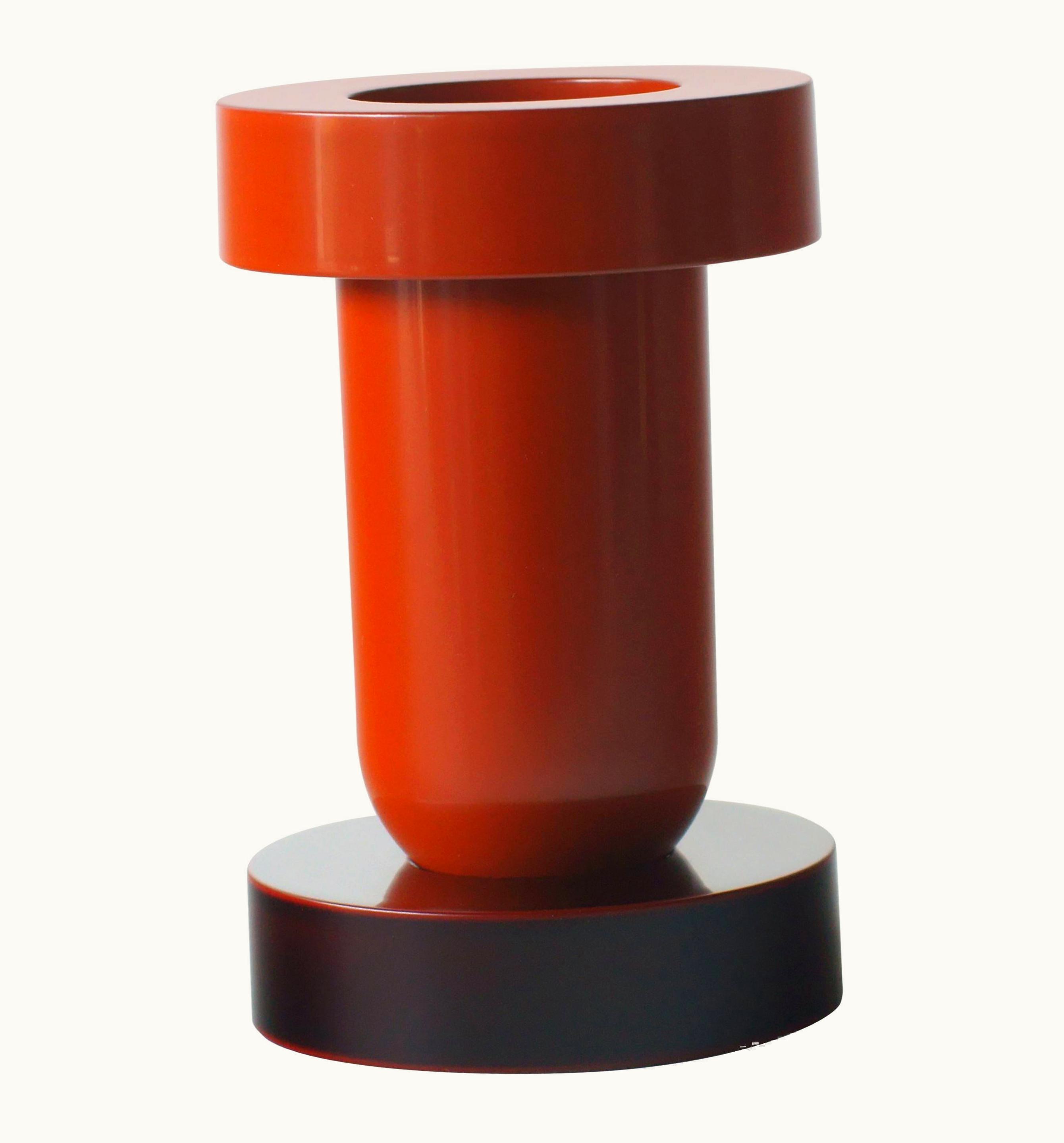 Ettore Sottsass Ettore Sottsass Mirto Flower Vase Ettore Sottsass Japanese Urushi Lacquer Model