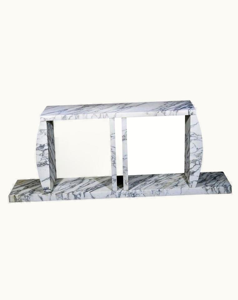 Ettore Sottsass Ettore Sottsass Marble Console Table Made By Ettore Sottsass (1917-2007), Circa 1980, Italy