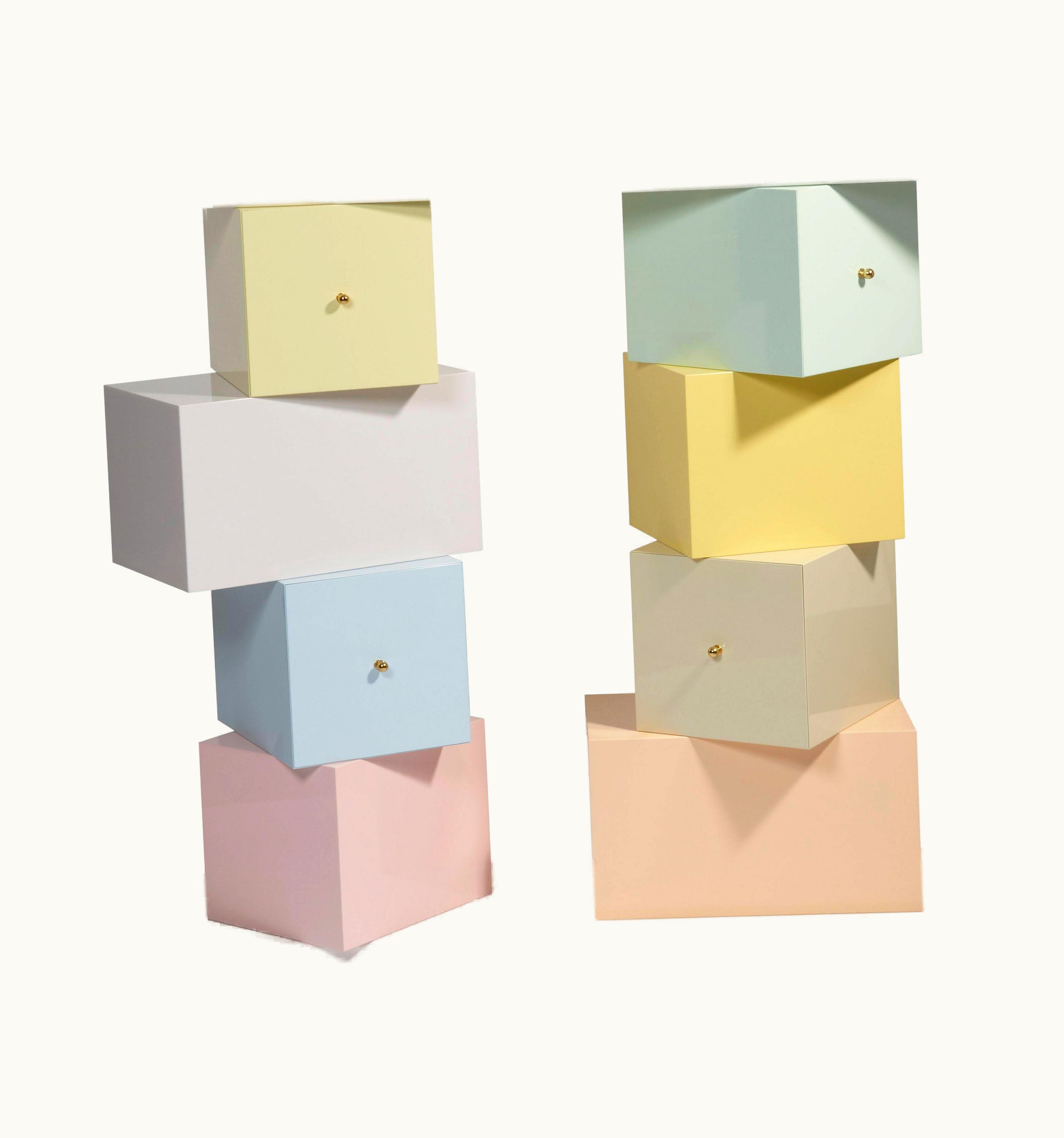 Ettore Sottsass Ettore Sottsass 2000s Console Cubica By Ettore Sottsass