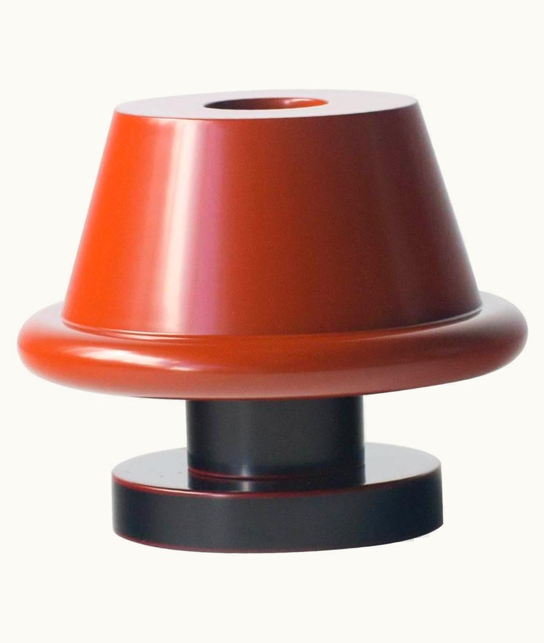 Ettore Sottsass Ettore Sottsass Senape Flower Vase Ettore Sottsass Japanese Urushi Laquer Model B