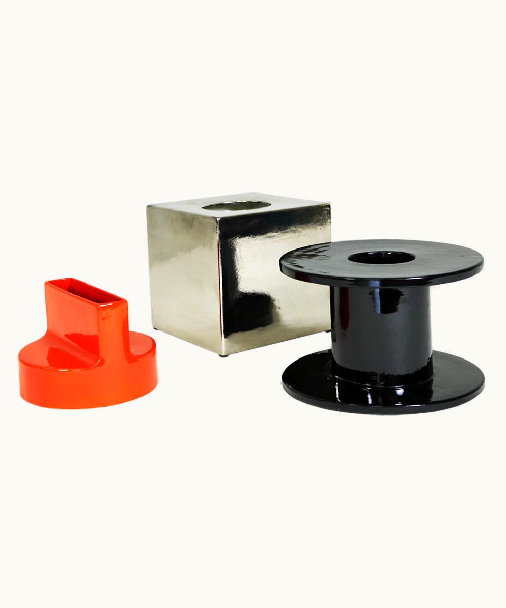 Ettore Sottsass Ettore Sottsass Vase Model 485 By Ettore Sottsas, Il Sestante Sottsass Italy Ca. 1961