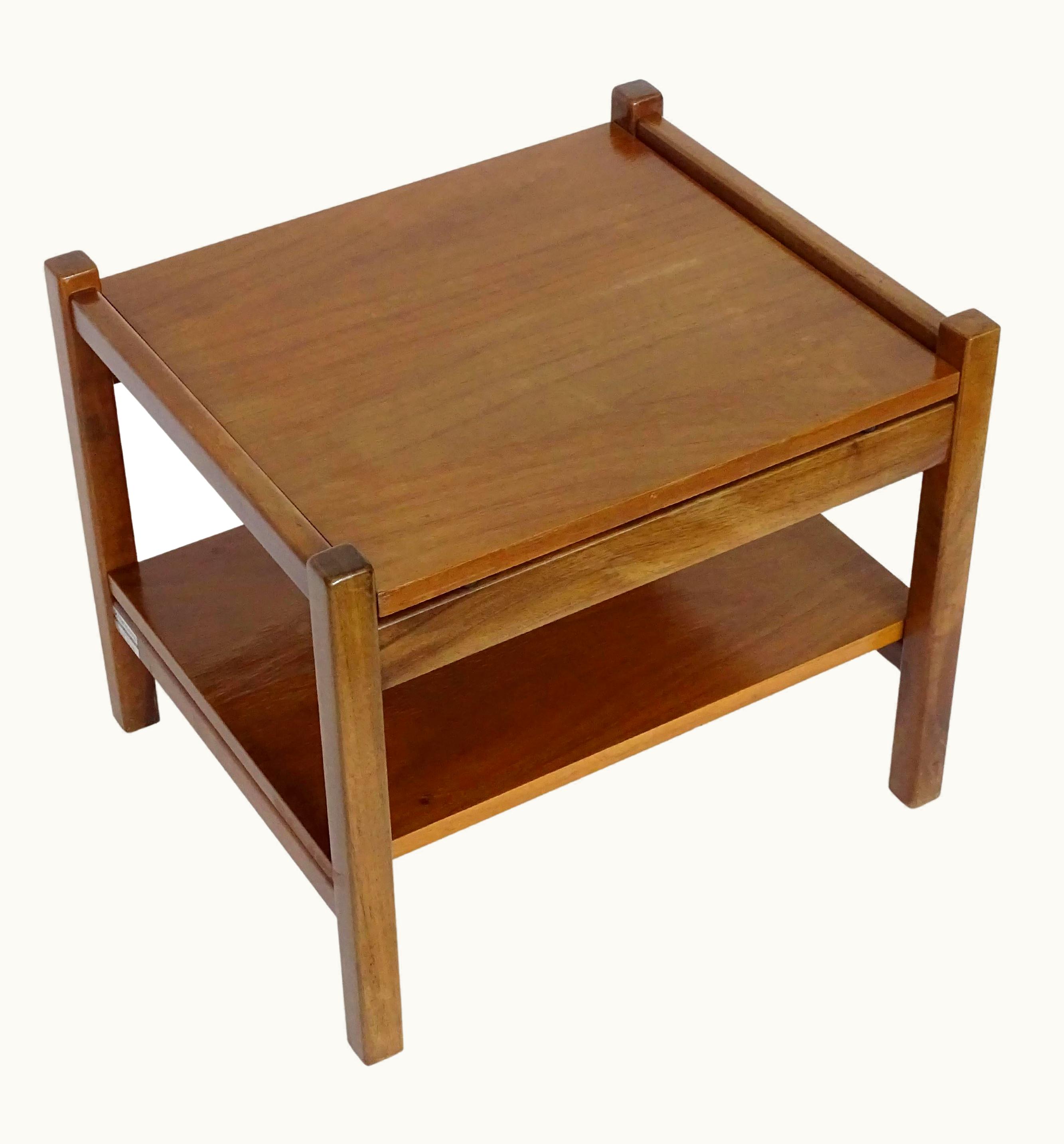 Ettore Sottsass Single Bedside Table For Poltronova, Italy, 1963