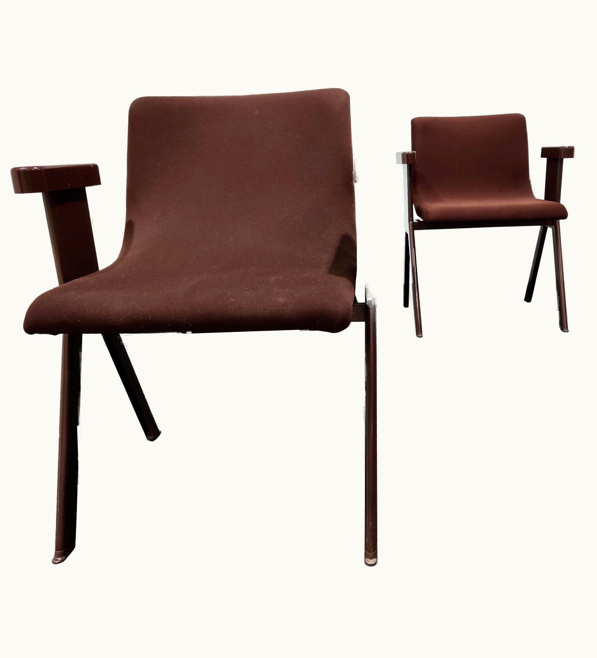 Ettore Sottsass Midcentury Armchairs By Ettore Sottsass For Olivetti, 1970s
