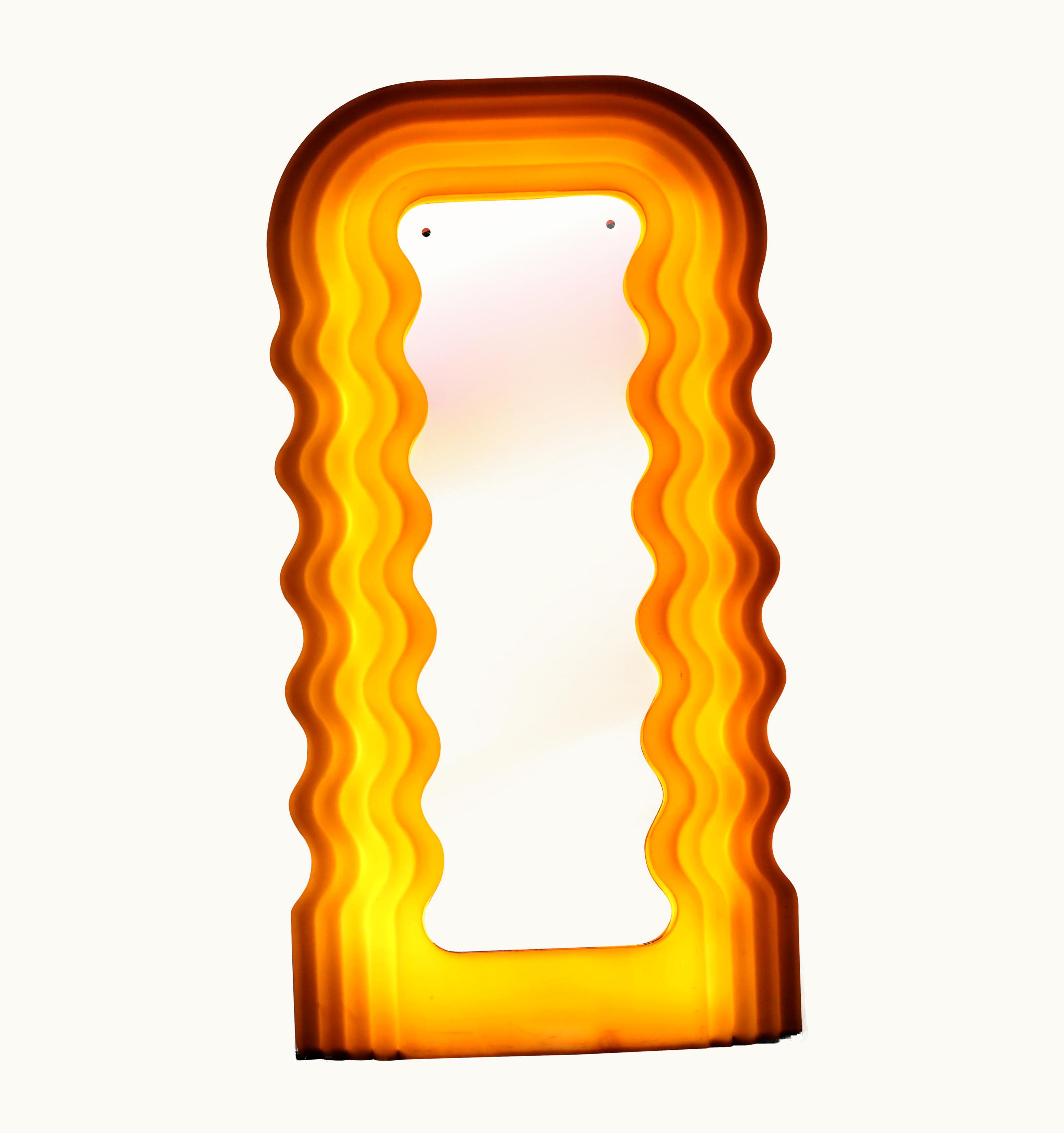 Ettore Sottsass Original Ultrafragola Mirror Designed By Ettore Sottsass For Poltronova UZ0190708