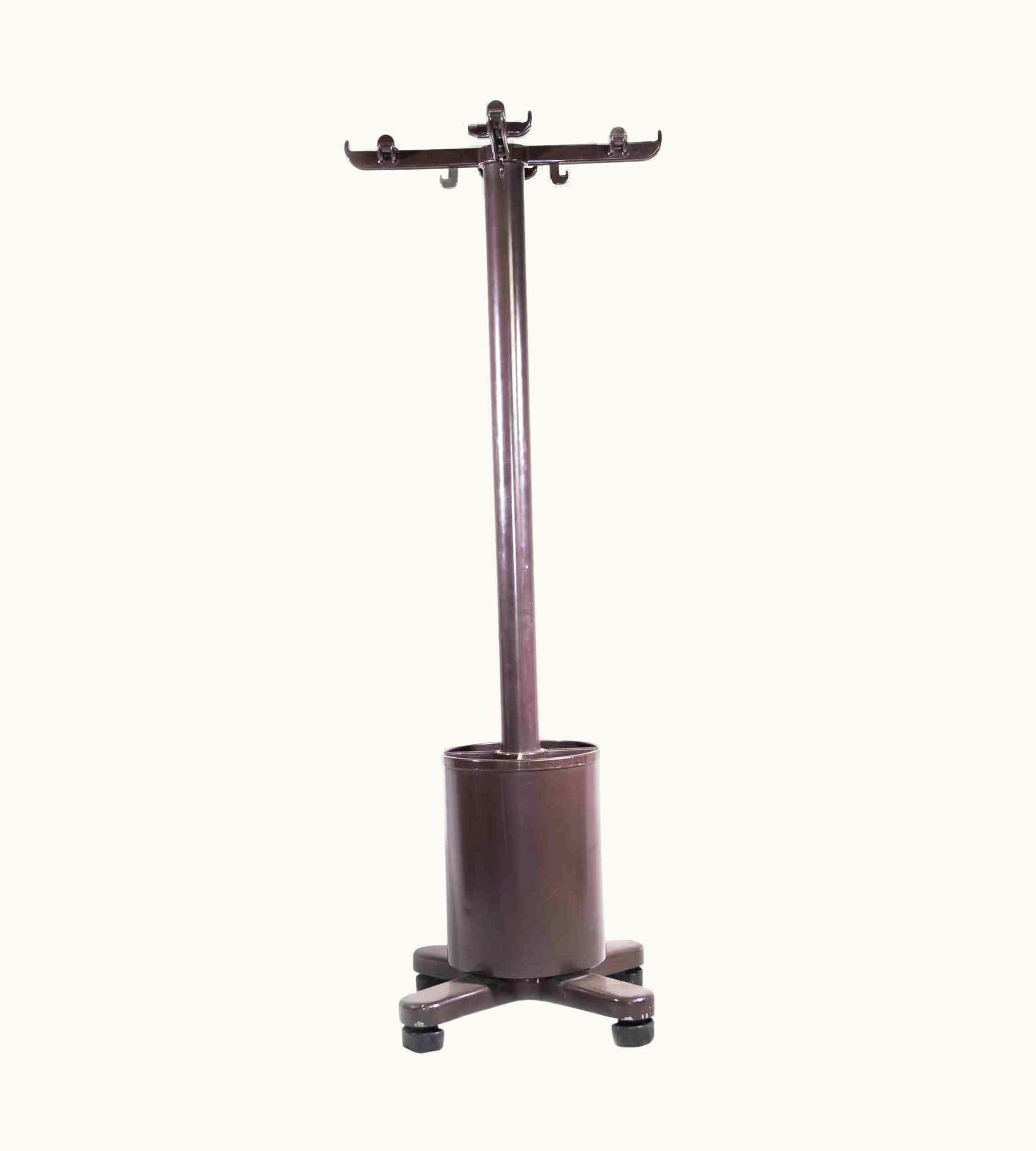 Ettore Sottsass Coat Stand And Umbrella Stand By E. Sottsass For Olivetti Synthesis, Italy 1970s