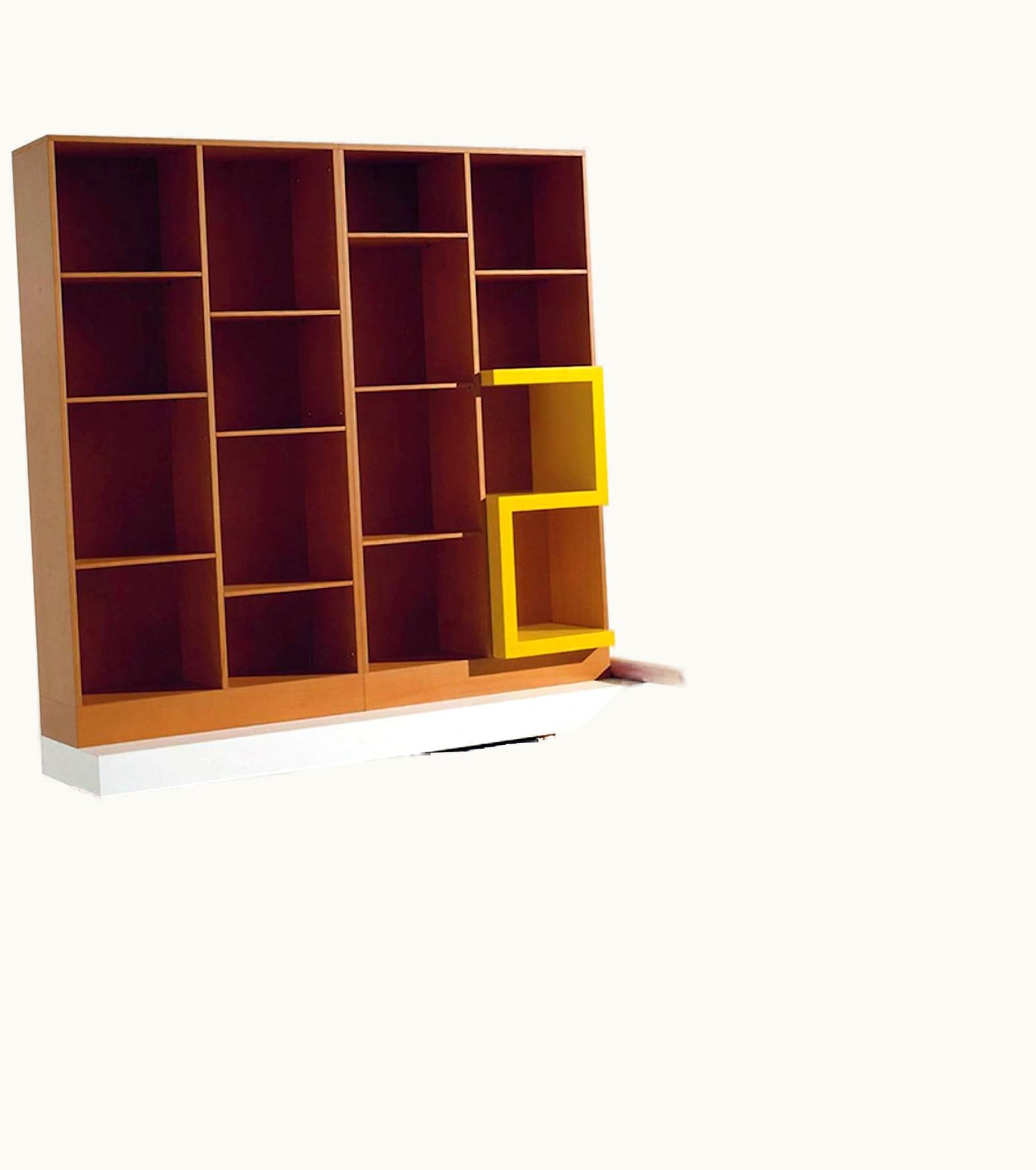 Ettore Sottsass Ettore Sottsass Bookcase Oak Design Edition, Italy UZ0190747