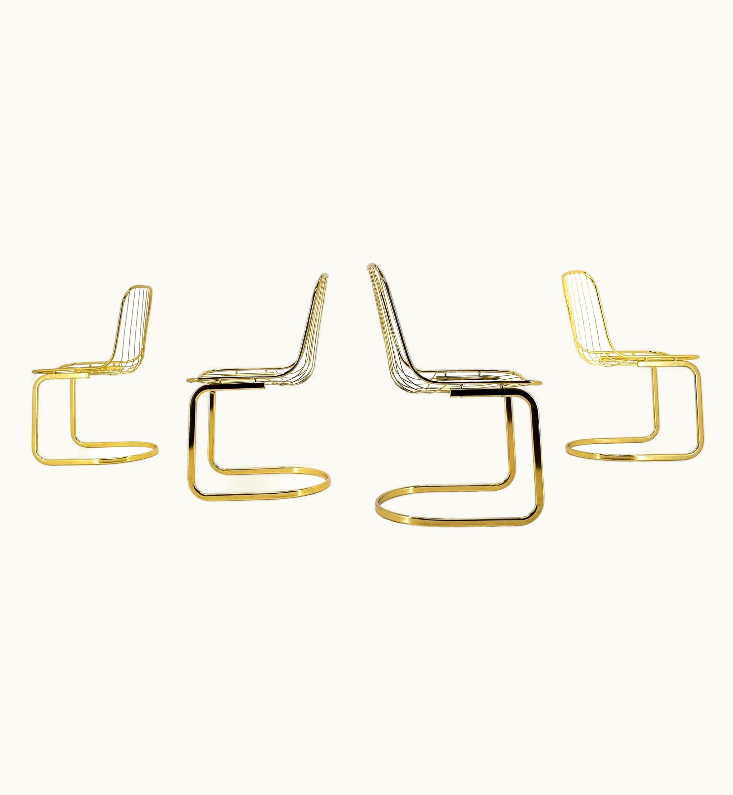 Gastone Rinaldi Gastone Rinaldi Midcentury Set Of Four Dining Chairs By Gastone Rinaldi, Italy, 1970s UZ0190770