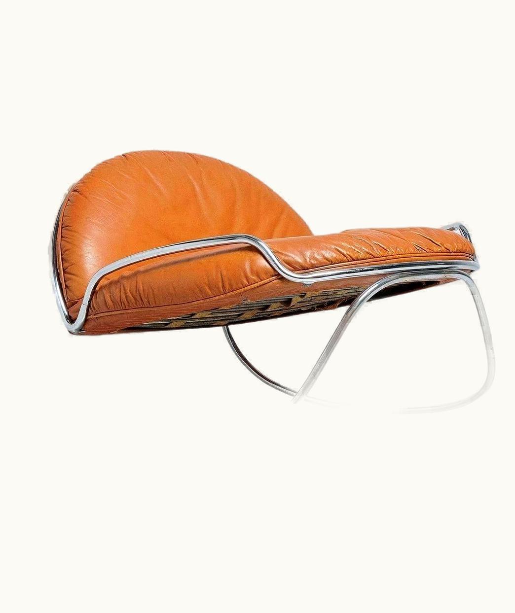 Gastone Rinaldi Gastone Rinaldi Ondalunga Rocking Chair Italy 1971