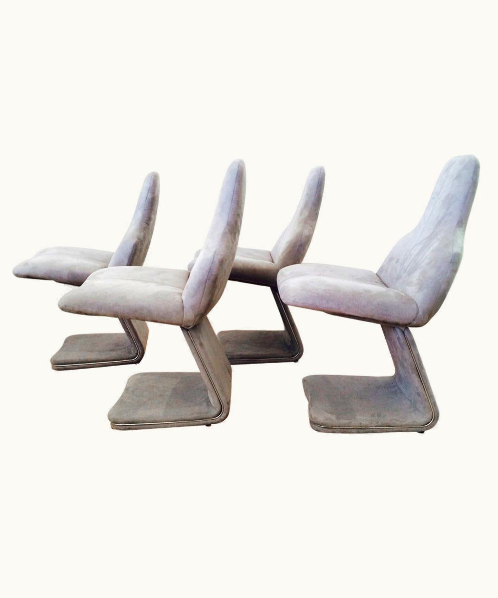 Gastone Rinaldi Gastone Rinaldi Set Of Four Italian Dining Chairs Designed By Gastone Rinaldi For Rima