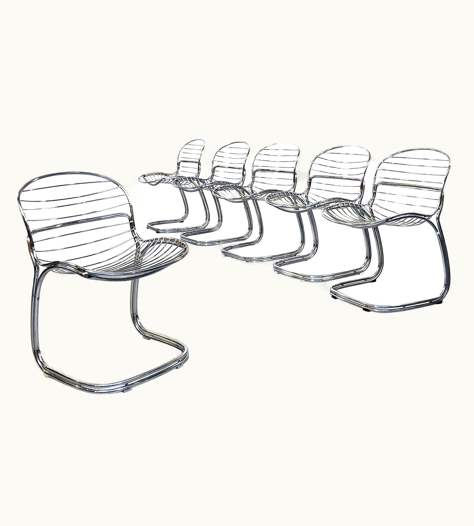 Gastone Rinaldi Gastone Rinaldi Italian Mid-Century Steel Sabrina Chairs By Gastone Rinaldi For RIMA, 1970s UZ0190805