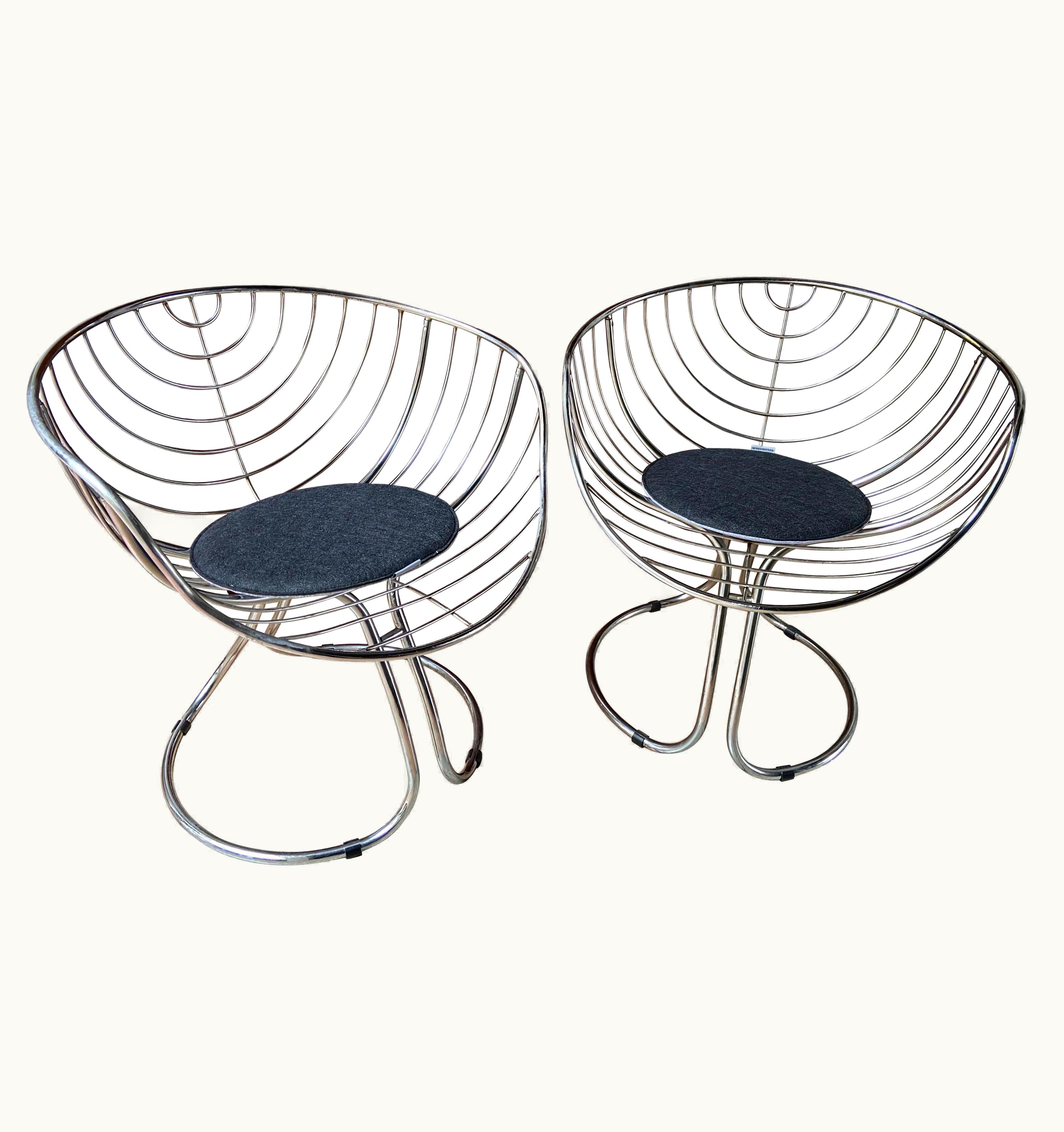 Gastone Rinaldi Gastone Rinaldi Pair Of Armchairs, Gastone Rinaldi