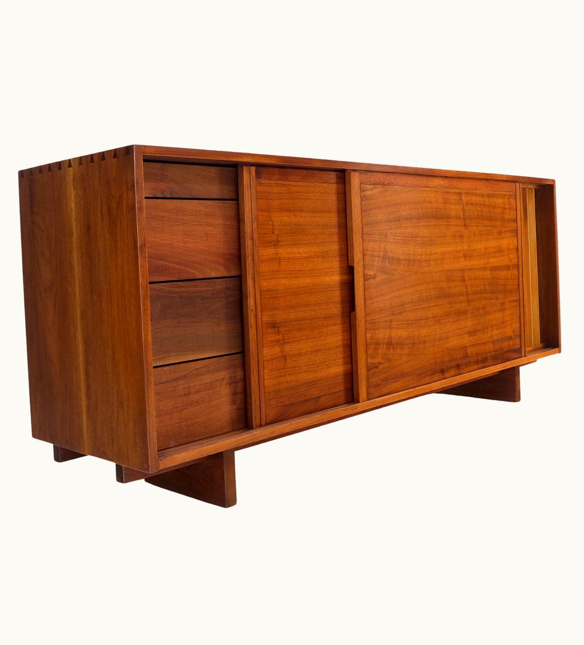 George Nakashima George Nakashima Sliding Doors Dresser Credenza