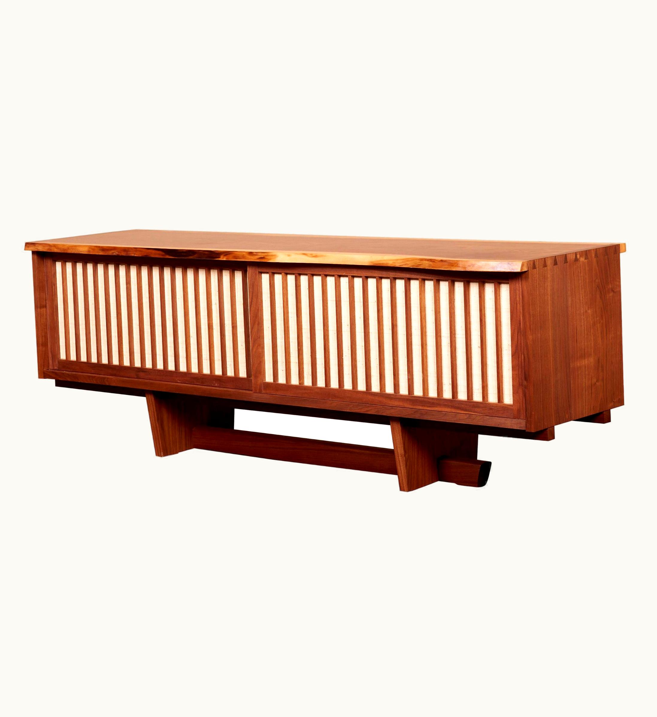 George Nakashima George Nakashima Mira Nakashima Credenza Based On A Design By George Nakashima, USA