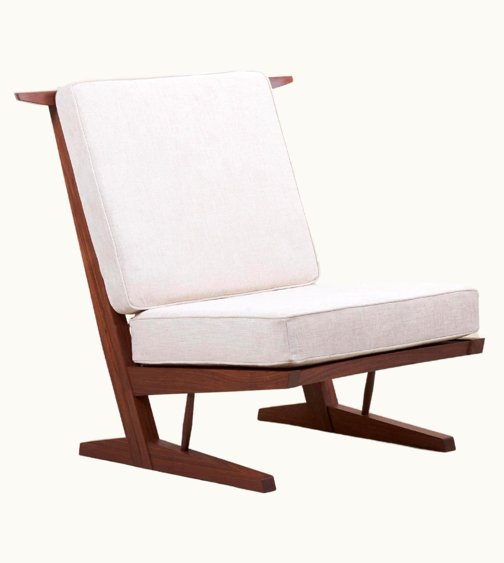 George Nakashima George Nakashima Conoid Lounge Chair By Mira Nakashima Based On A Design By George Nakashima