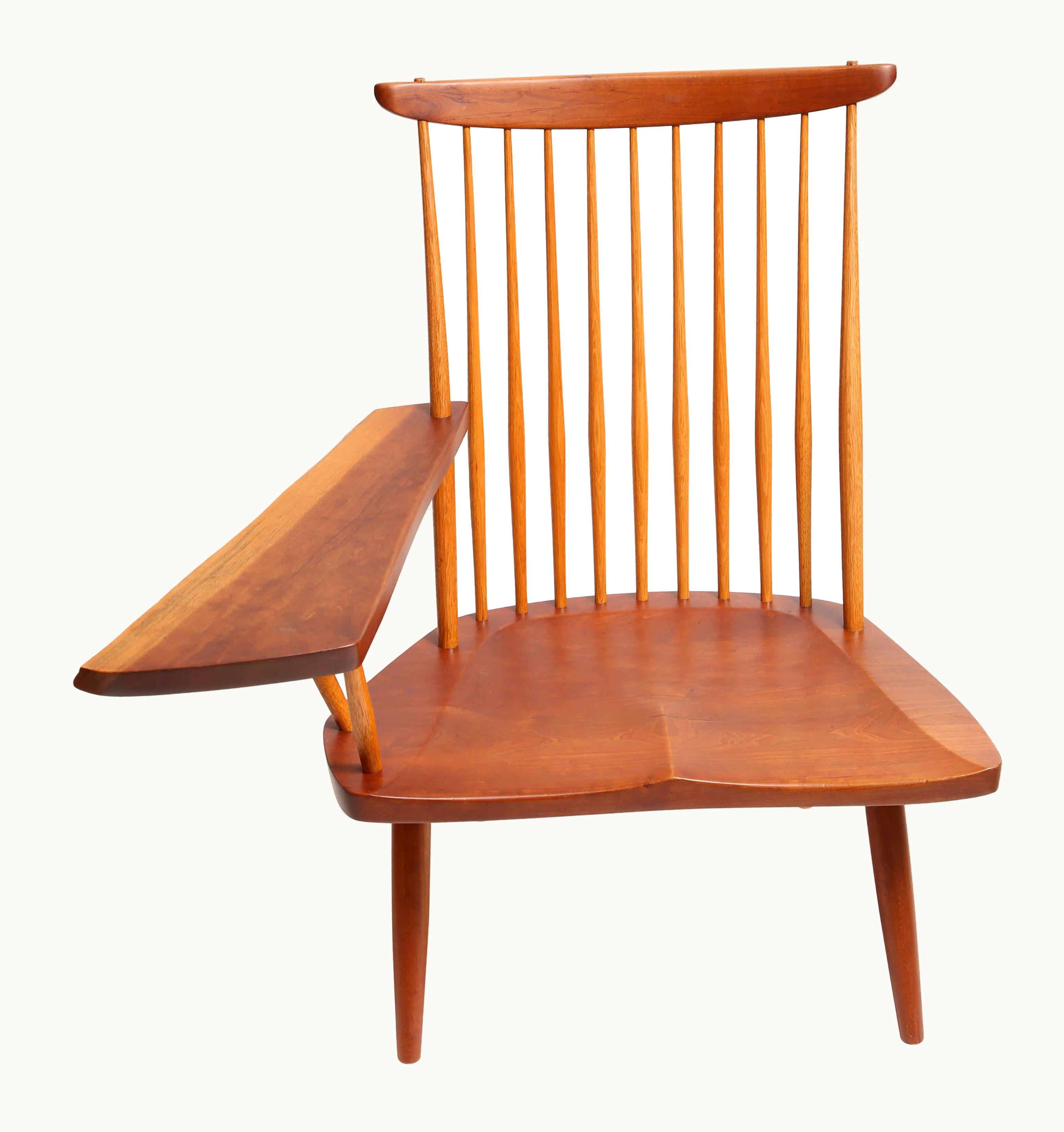 George Nakashima George Nakashima Slab-Arm Lounge Chair