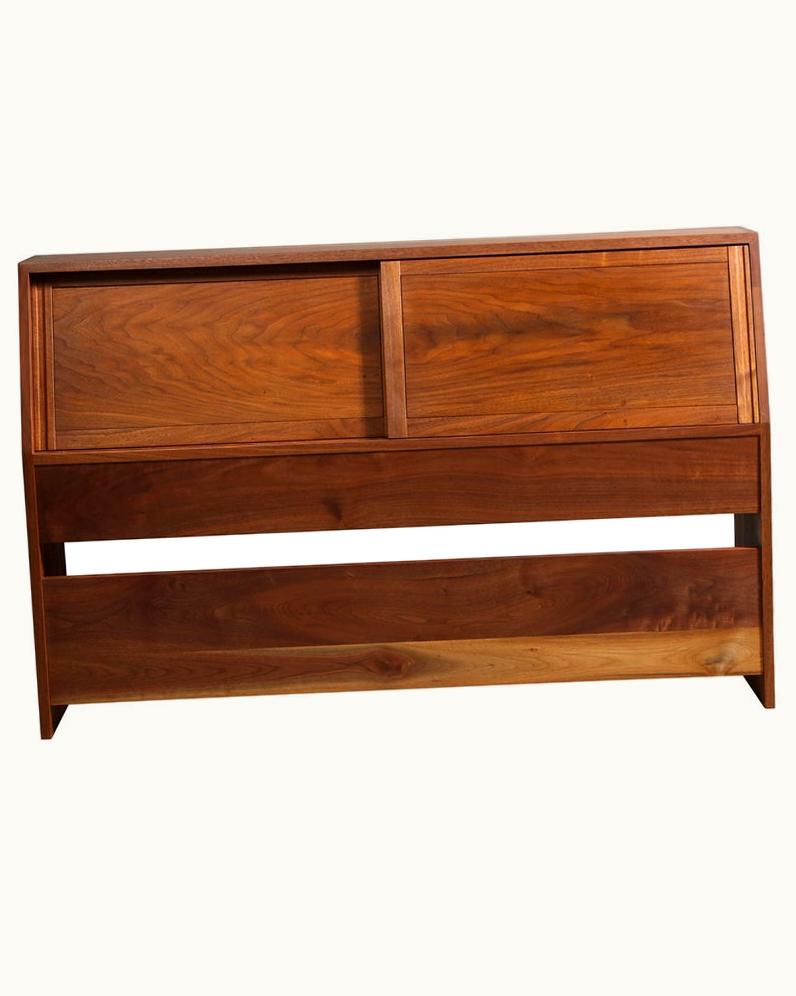 George Nakashima George Nakashima Walnut Headboard By George Nakashima
