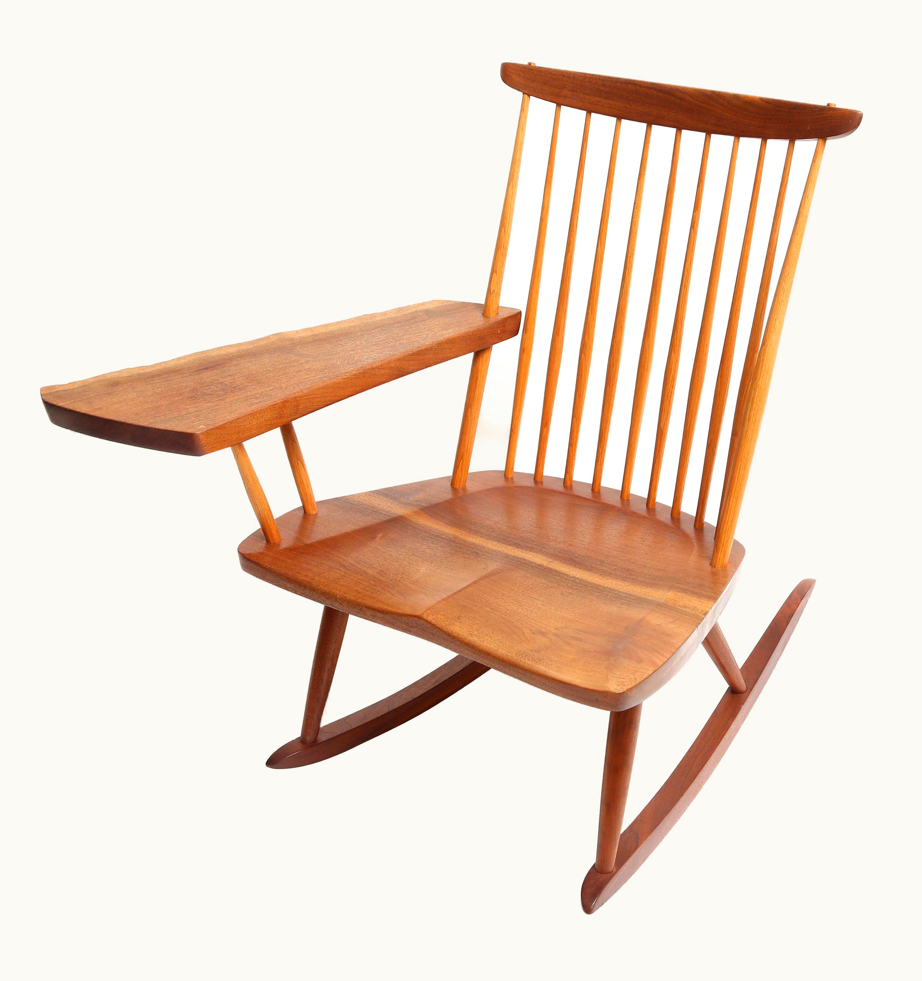 George Nakashima George Nakashima Slab-Arm Rocker