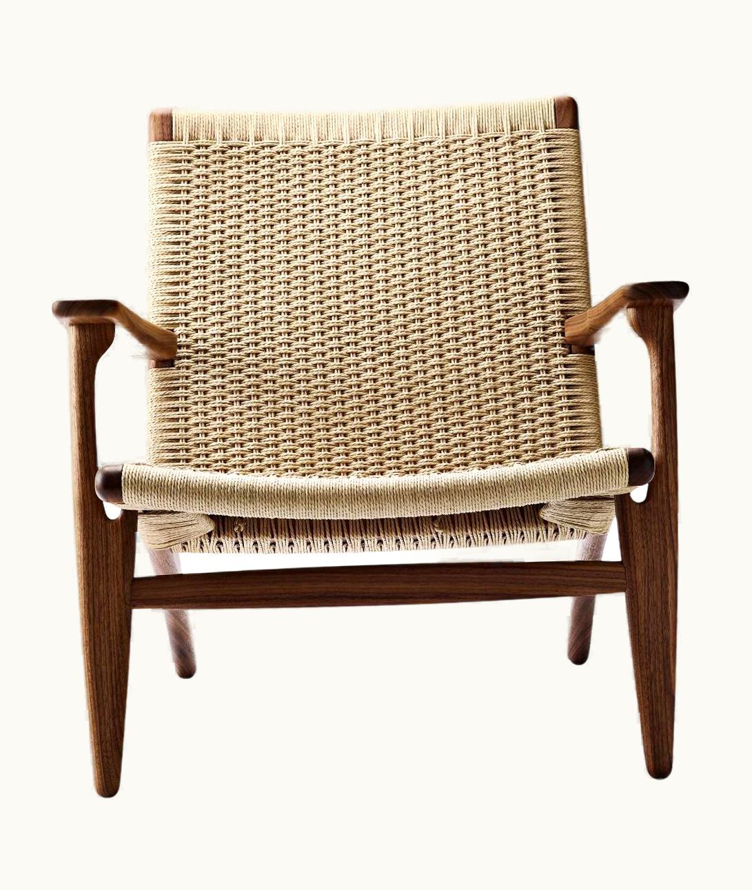 Hans J. Wegner Hans J. Wegner Hans J Wegner 'Ch25' Chair In Walnut, Oil & Papercord For Carl Hansen & Son