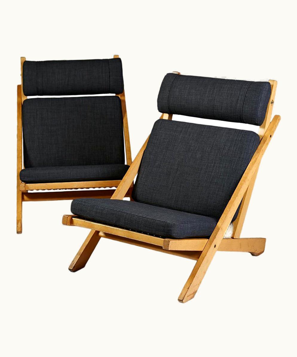 Hans J. Wegner Hans J. Wegner Pair Of Easy Chairs, Model CH03, Designed By Hans Wegner