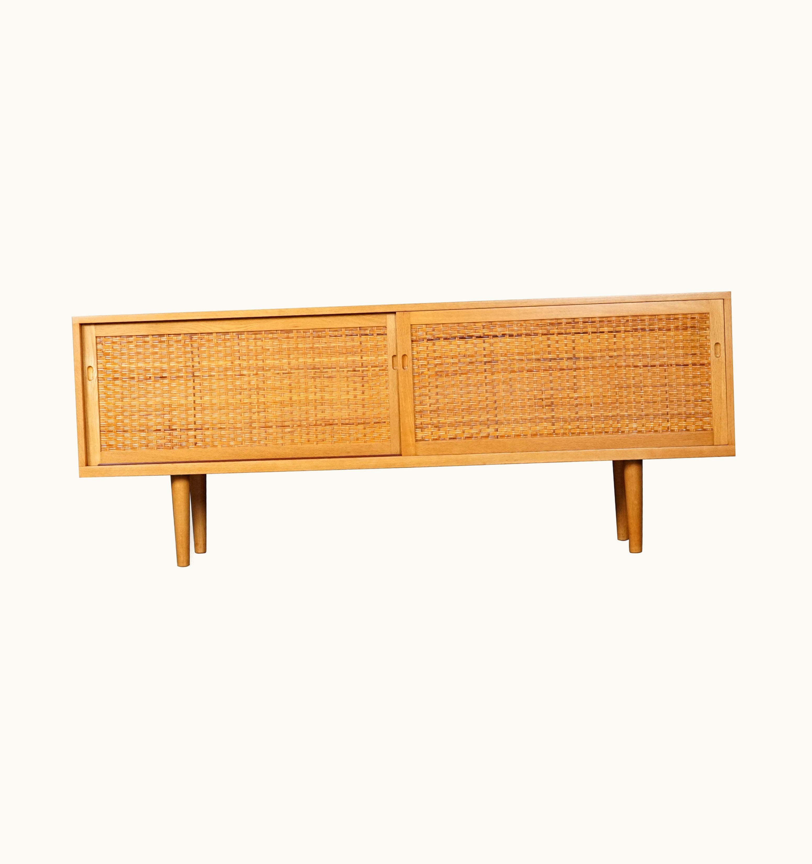 Hans J. Wegner Hans J. Wegner RY-26 Sideboard With Cane By Hans J. Wegner For RY Møbler