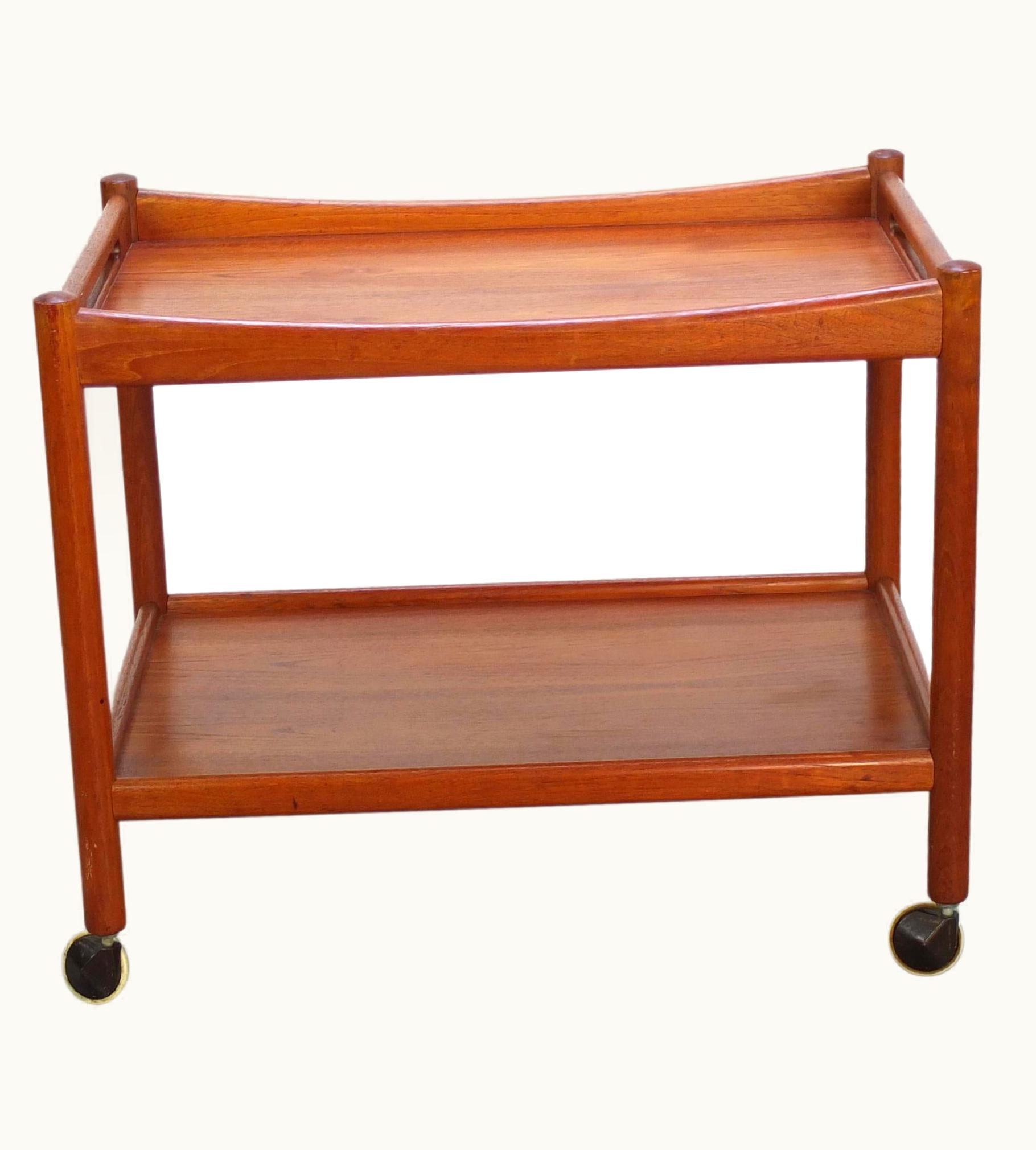 Hans J. Wegner Hans J. Wegner Teak 'AT-45' Serving Trolley By Hans Wegner For Andreas Tuck, 1950s