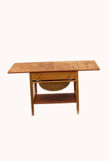 Hans J. Wegner Hans J. Wegner Hans J Wegner - Oak Sewing Table - Designed For Andreas Tuck Denmark