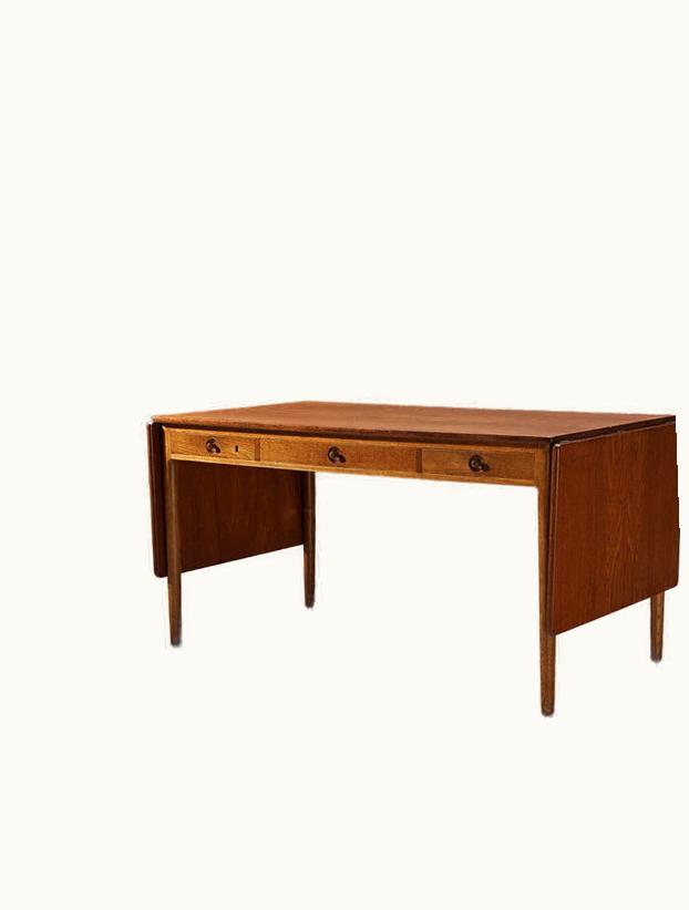 Hans J. Wegner Hans J. Wegner For Andreas Tuck Desk With Drop-Leaves In Oak And Teak