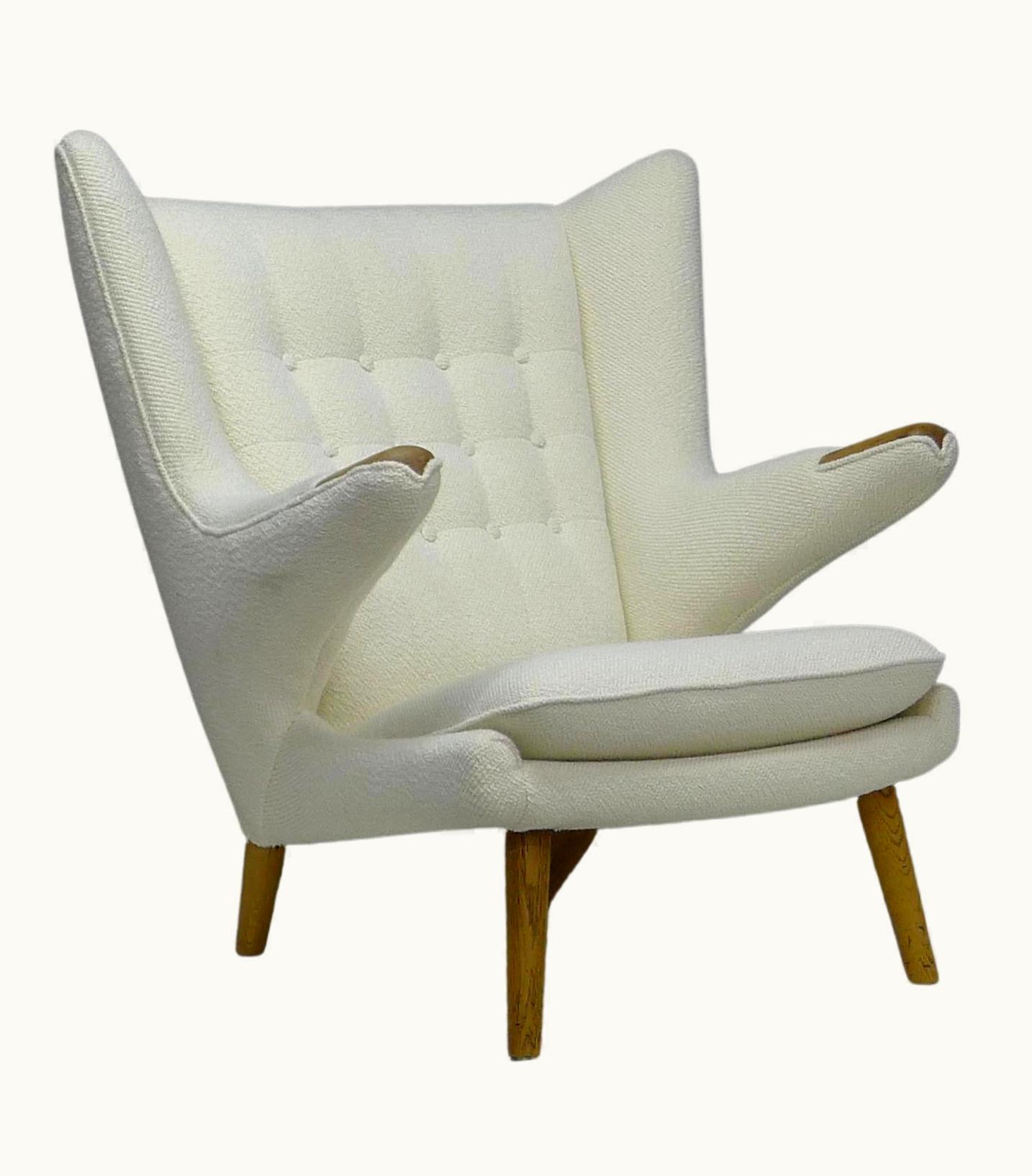 Hans J. Wegner Hans J. Wegner For A P Stolen, Model AP-19 Papa Bear Chair, Stamped By Maker