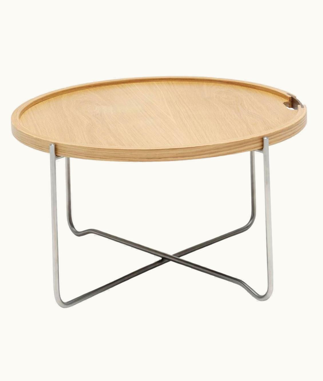 Hans J. Wegner Hans J. Wegner Hans J Wegner 'CH417' Tray Table In Walnut, Oak And Oil For Carl Hansen & Son