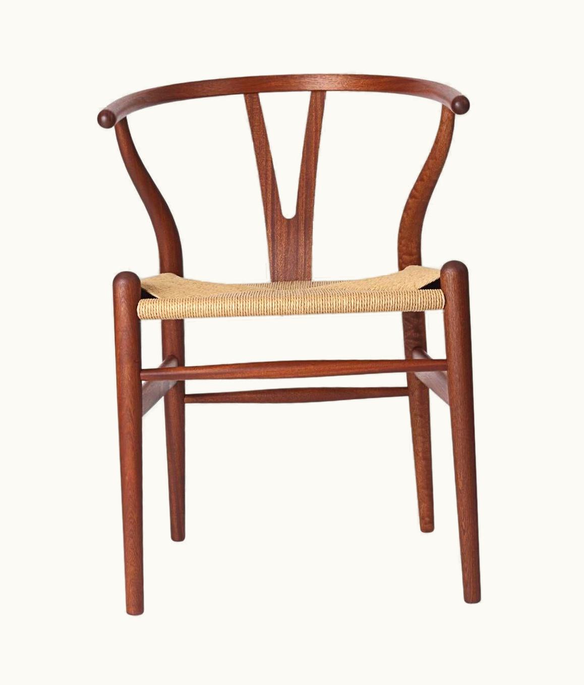 Hans J. Wegner Hans J. Wegner 'CH24 Wishbone' Chair In Mahogany And Oil For Carl Hansen & Son