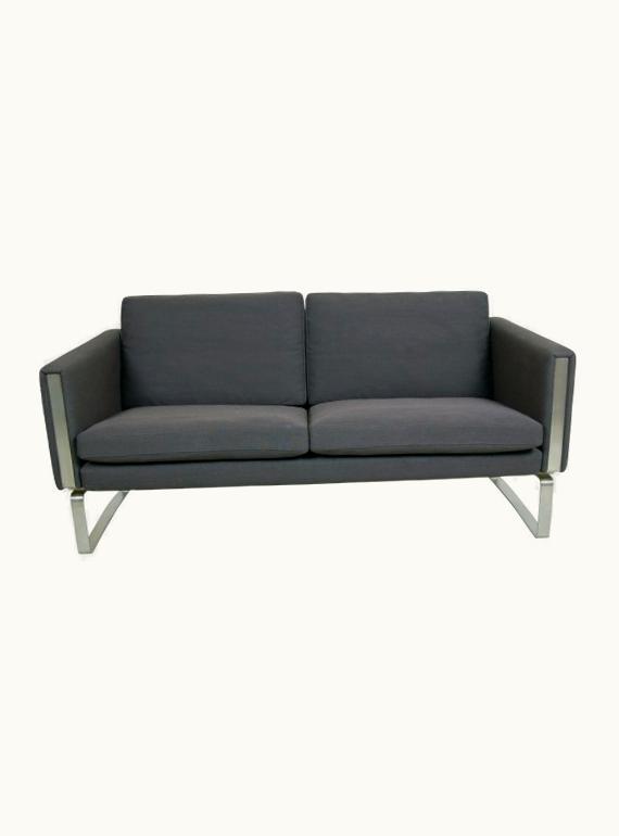 Hans J. Wegner Hans J. Wegner CH-102 Sofa With Grey Fabric