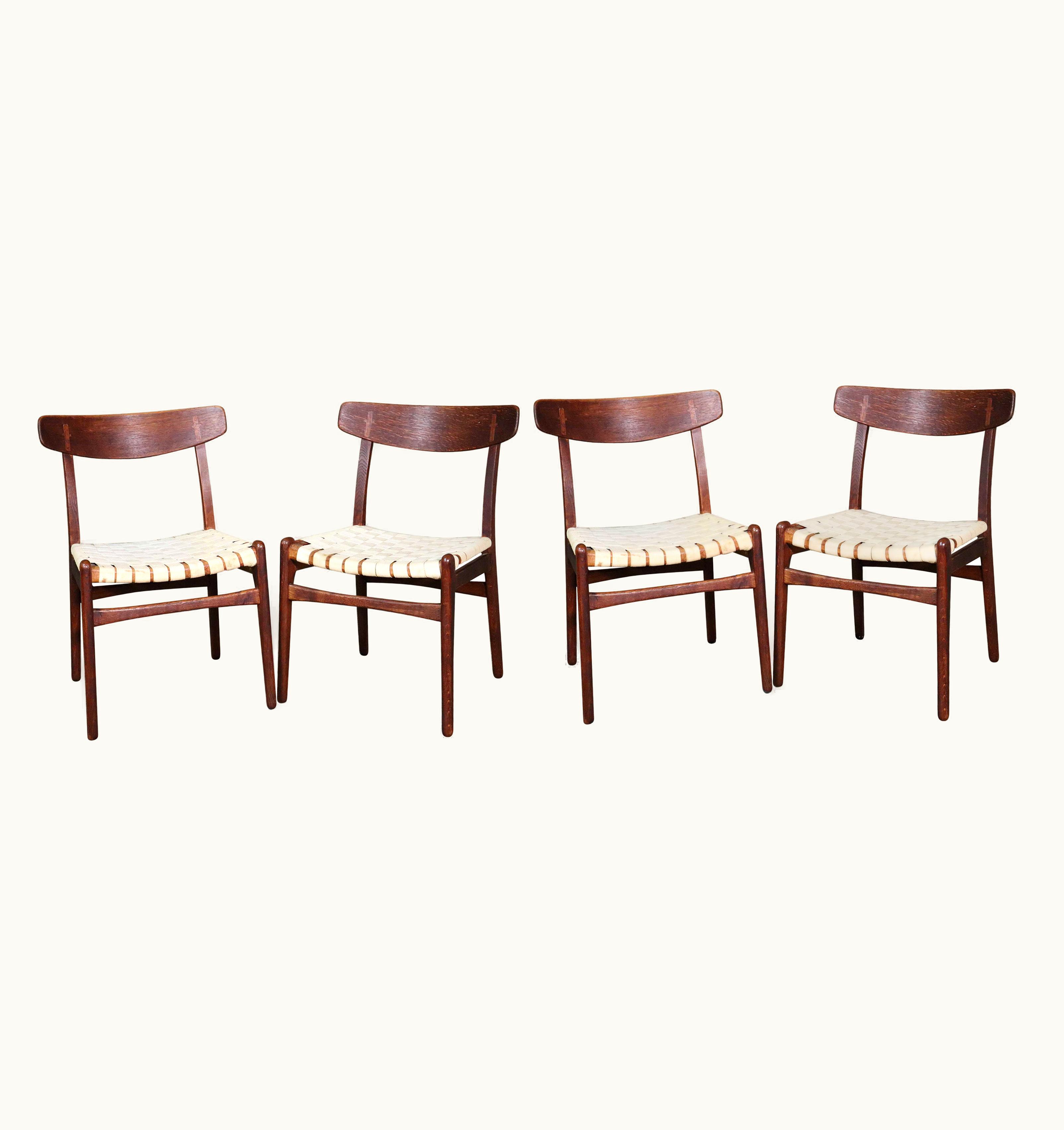 Hans J. Wegner Hans J. Wegner Model No. CH-23 Dining Chairs By Hans Wegner