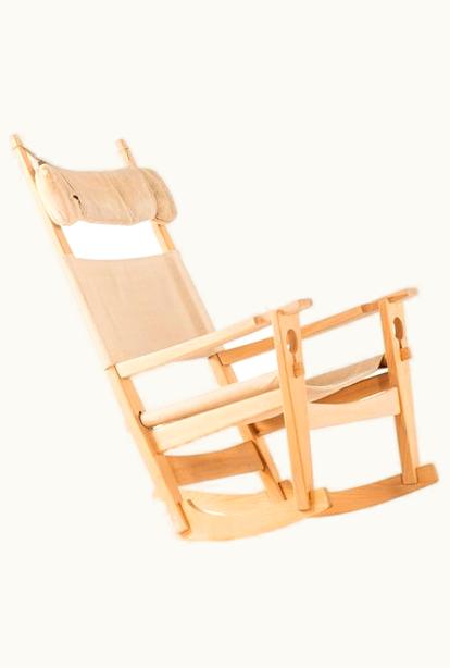 Hans J. Wegner Hans J. Wegner Rocking Keyhole Chair By Hans J. Wegner For Getama, Denmark