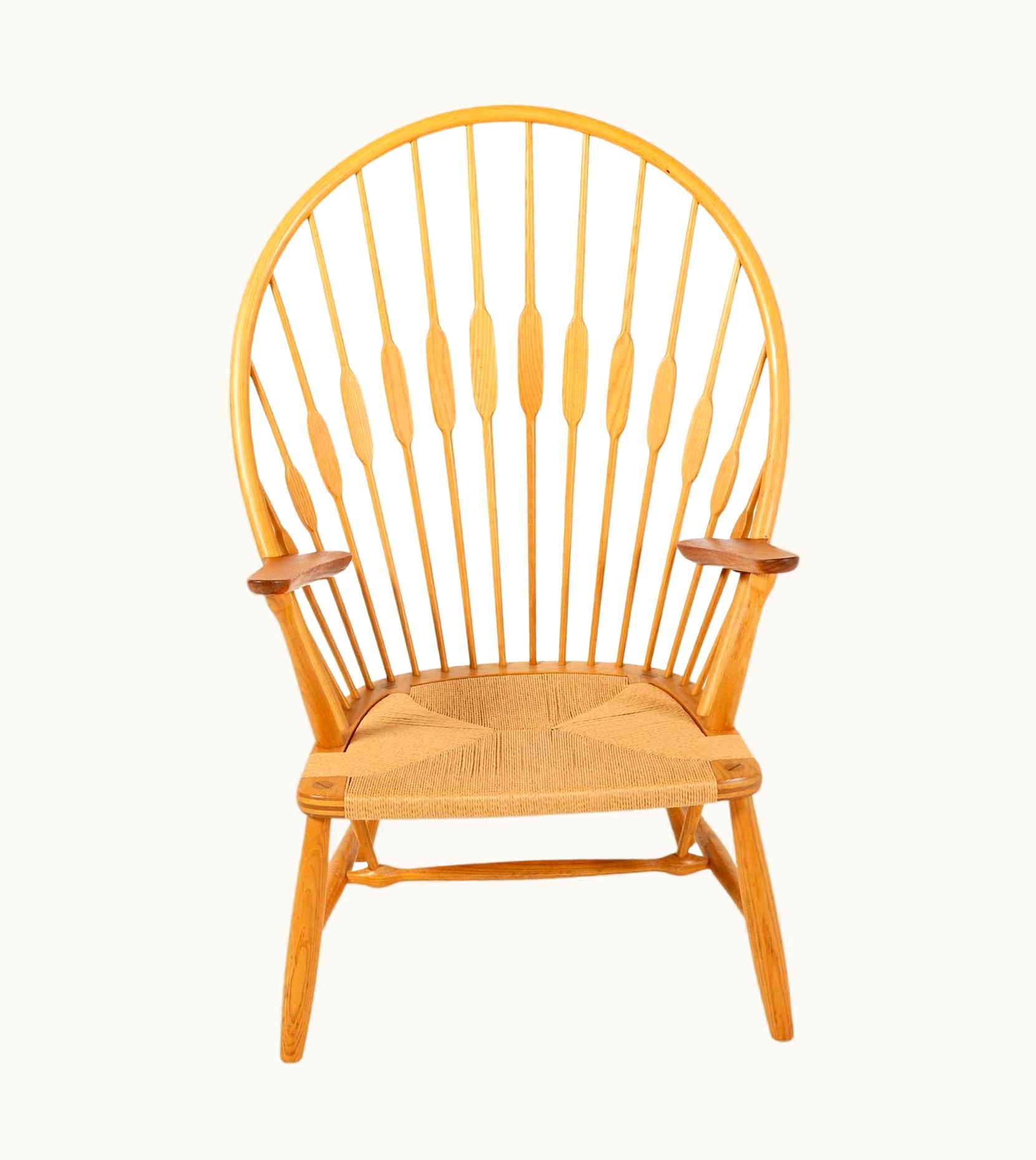 Hans J. Wegner Hans J. Wegner JH50 "Peacock Chair" In Oak And Teak