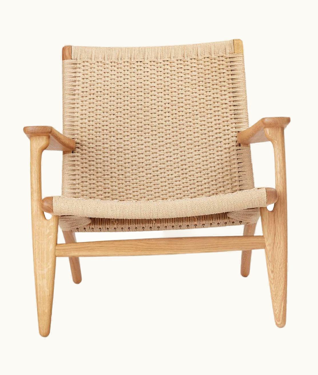 Hans J. Wegner Hans J. Wegner Hans J Wegner 'CH25' Chair In Oak, Oil & Natural Papercord For Carl Hansen & Son