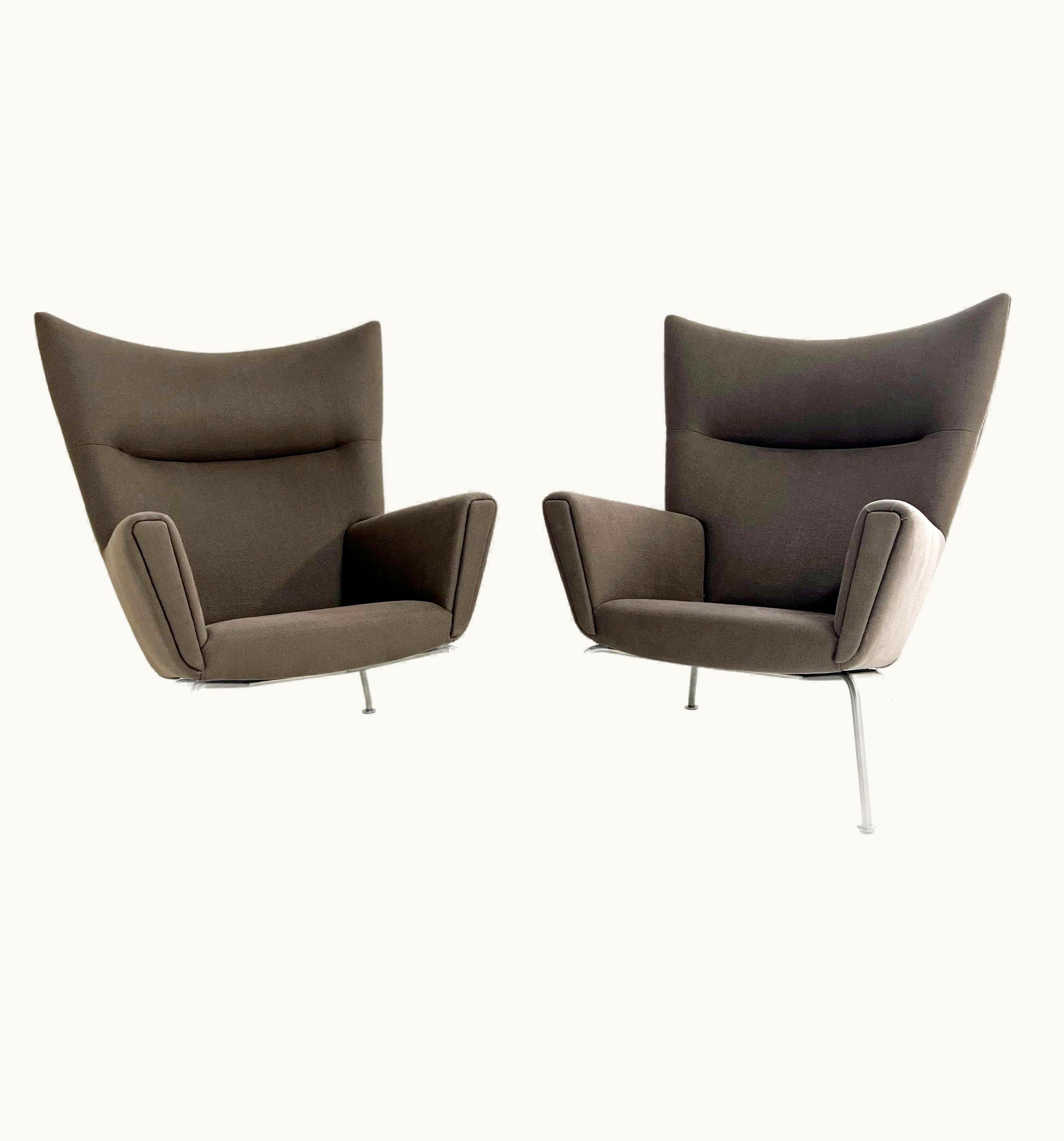 Hans J. Wegner Hans J. Wegner Model CH445 Wing Chairs, Pair